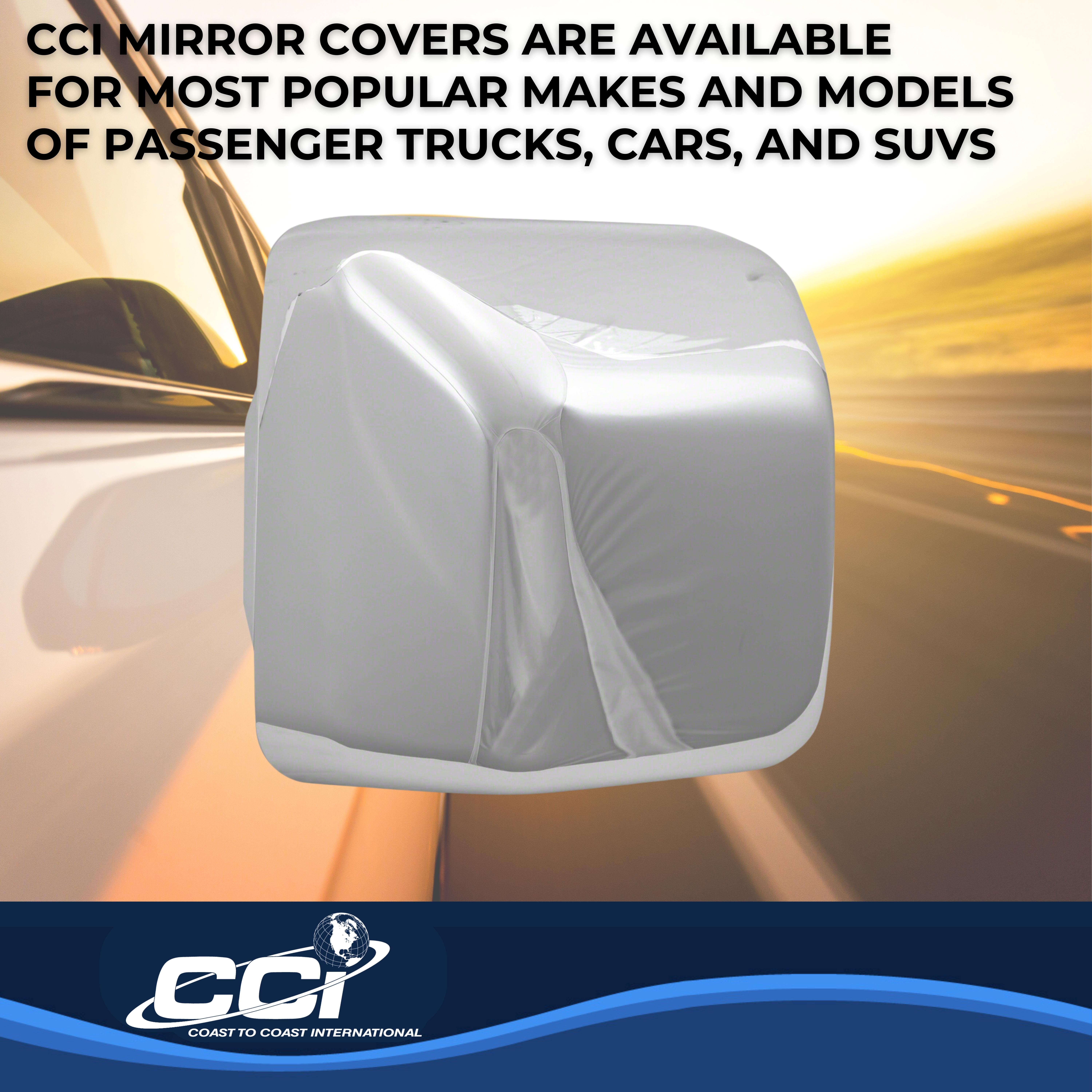 Coast To Coast CCIMC67526R - Chrome Mirror Covers, Silver, Chrome Plated