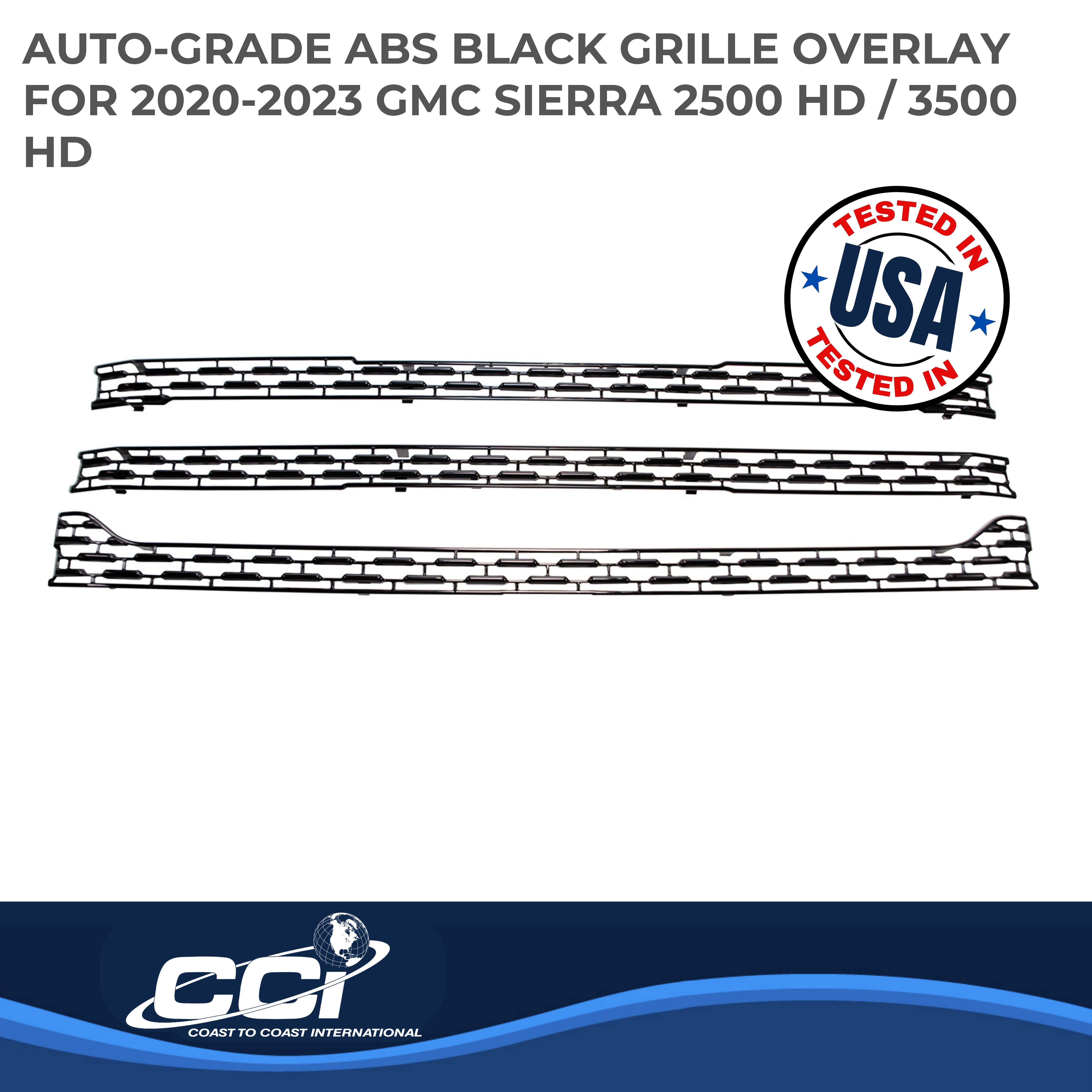 Coast To Coast IWCGI173BLK - Grille Overlays, Black, Gloss Painted