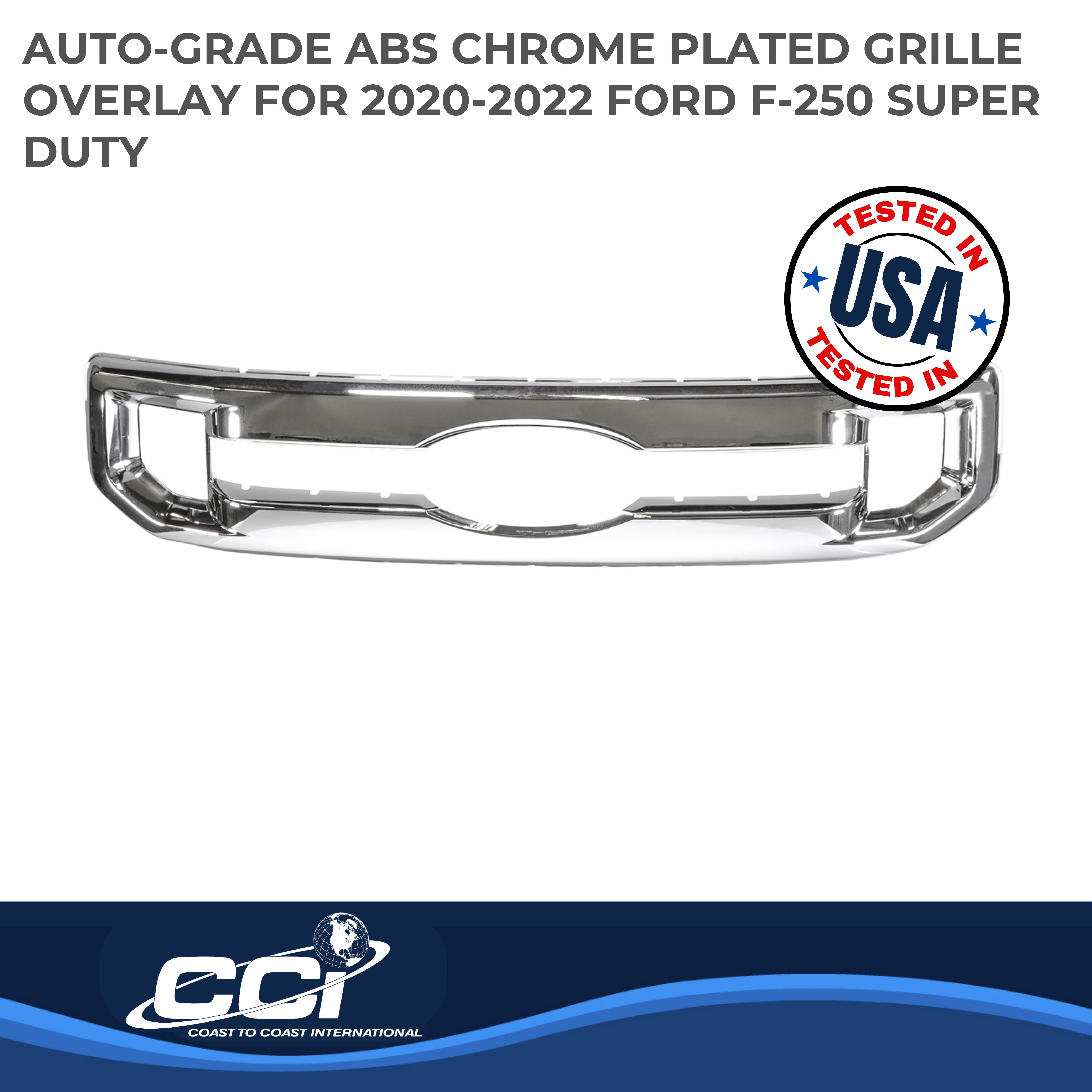 Coast To Coast GI174 - Grille Inserts, Black, Gloss Painted