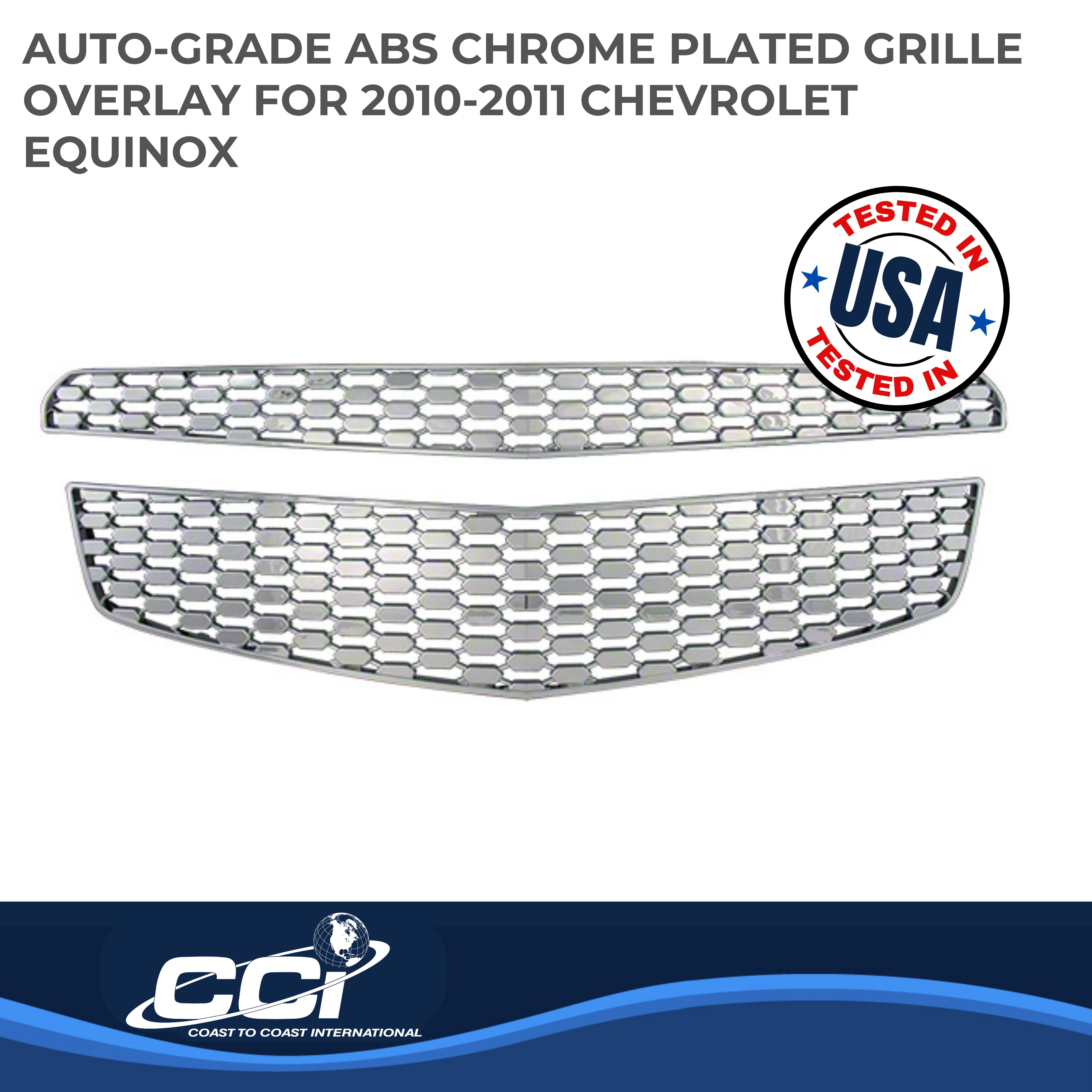 Coast To Coast IWCGI82 - Grille Overlays, Black, ABS Plastic