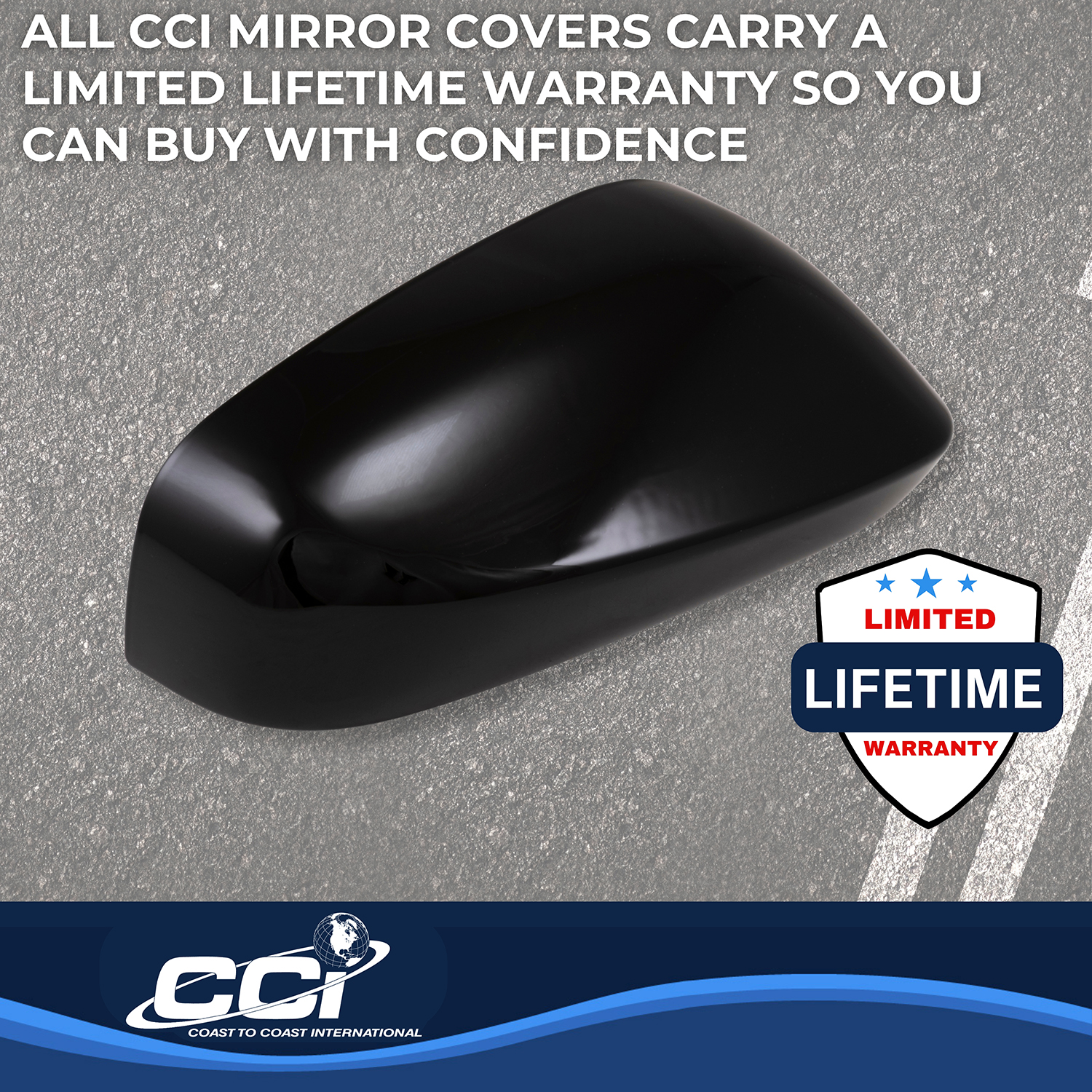Coast To Coast MC67557BLK - ExteriorMirrorCover