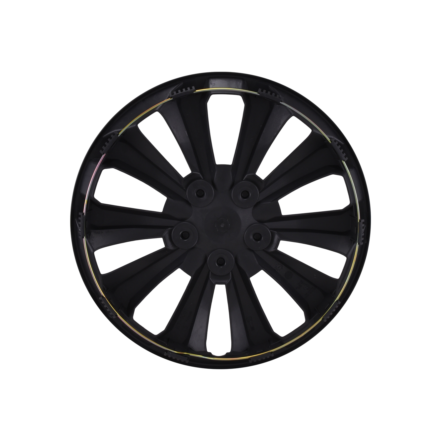 Coast To Coast 106115BLK - Premium Wheel Covers, Black, Gloss Painted