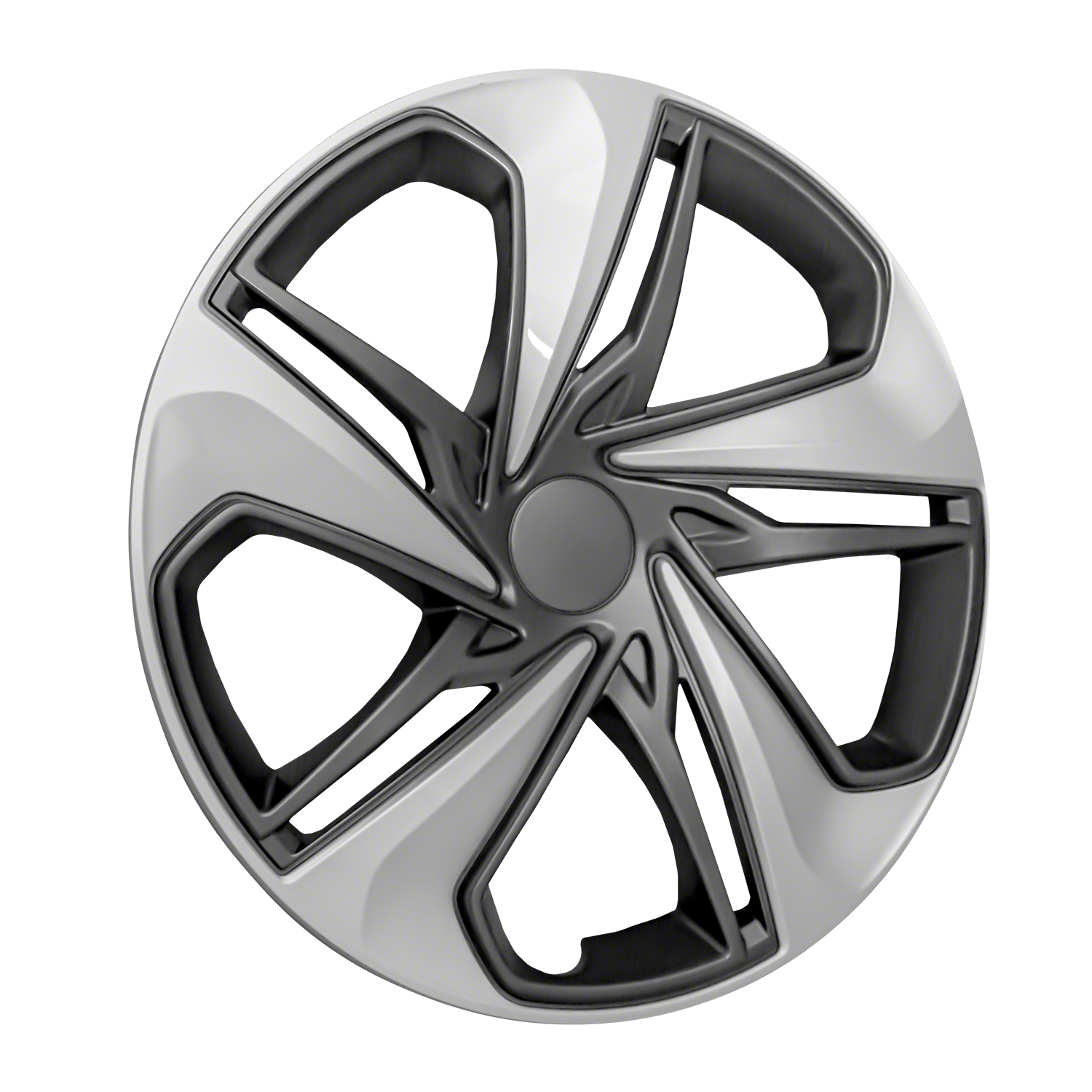 Coast To Coast IWC54116SC - IWC Wheel Covers, Black/ Silver, Painted