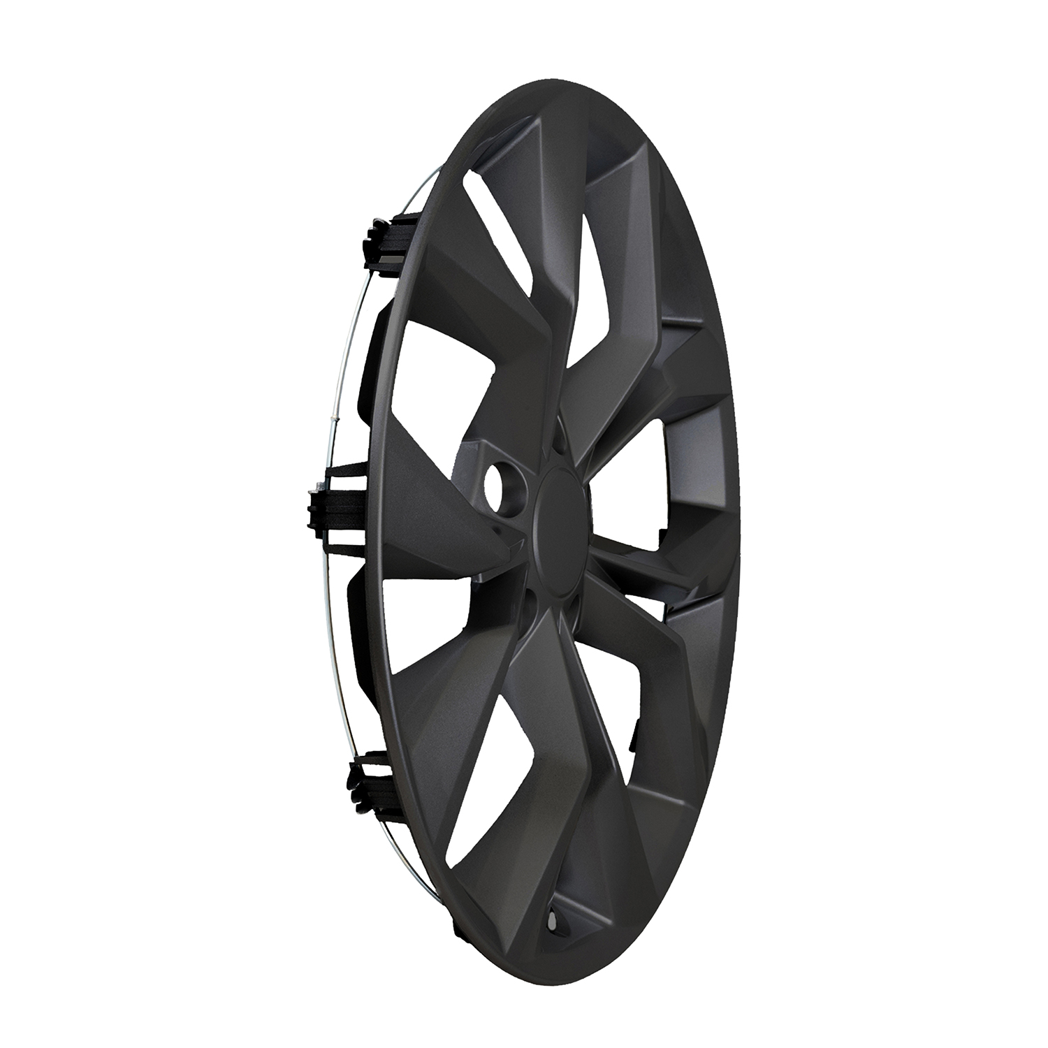 Coast To Coast 56217BLK - Premium Wheel Covers, Black, Gloss Painted