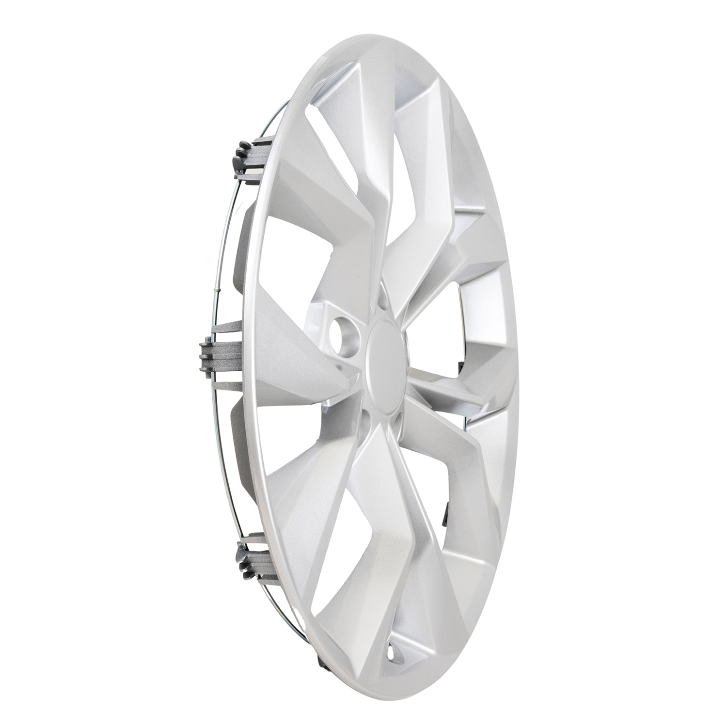 Coast To Coast 56217S - Premium Wheel Covers, Silver, Gloss Painted