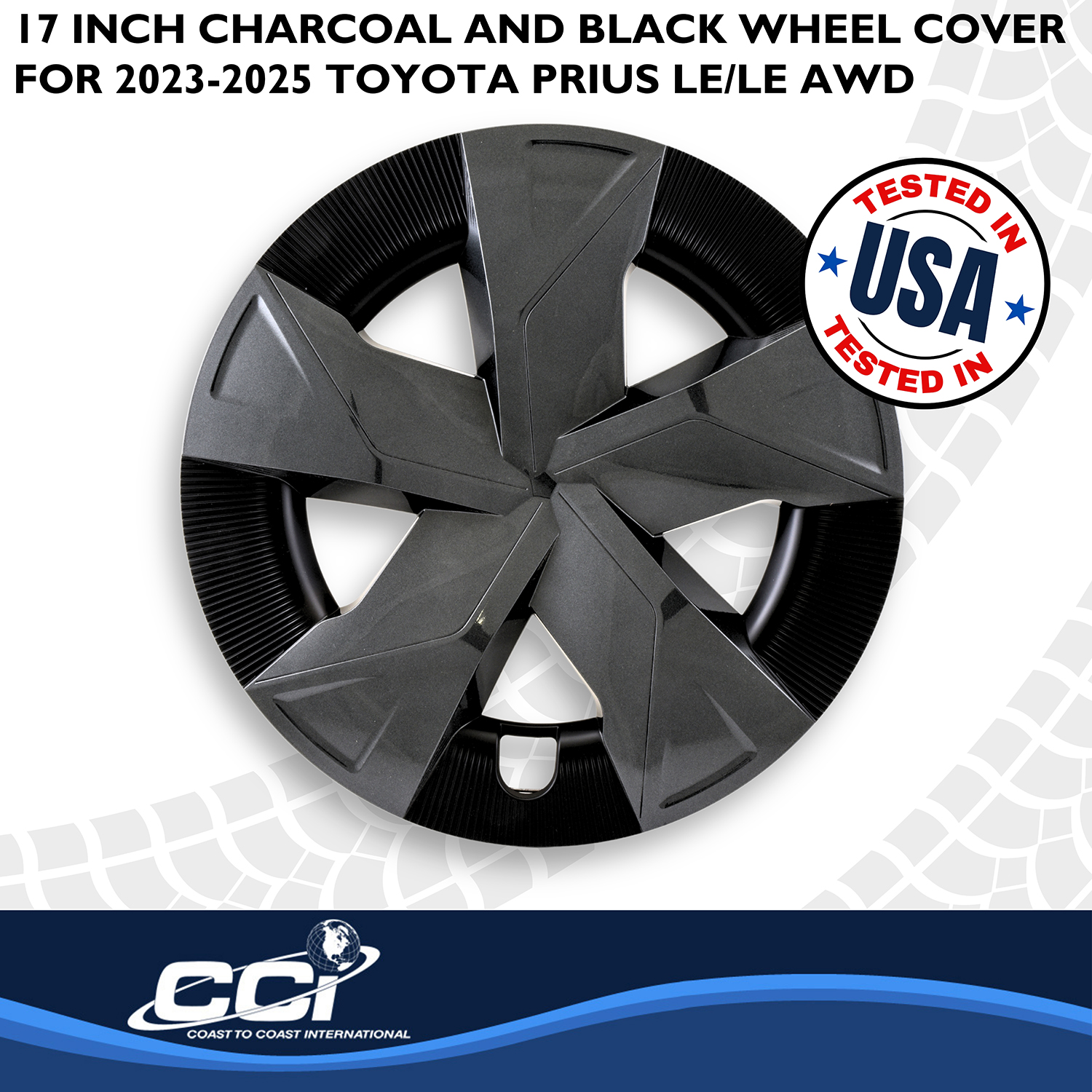 Coast To Coast 56317CB - Premium Wheel Covers, Black, Painted