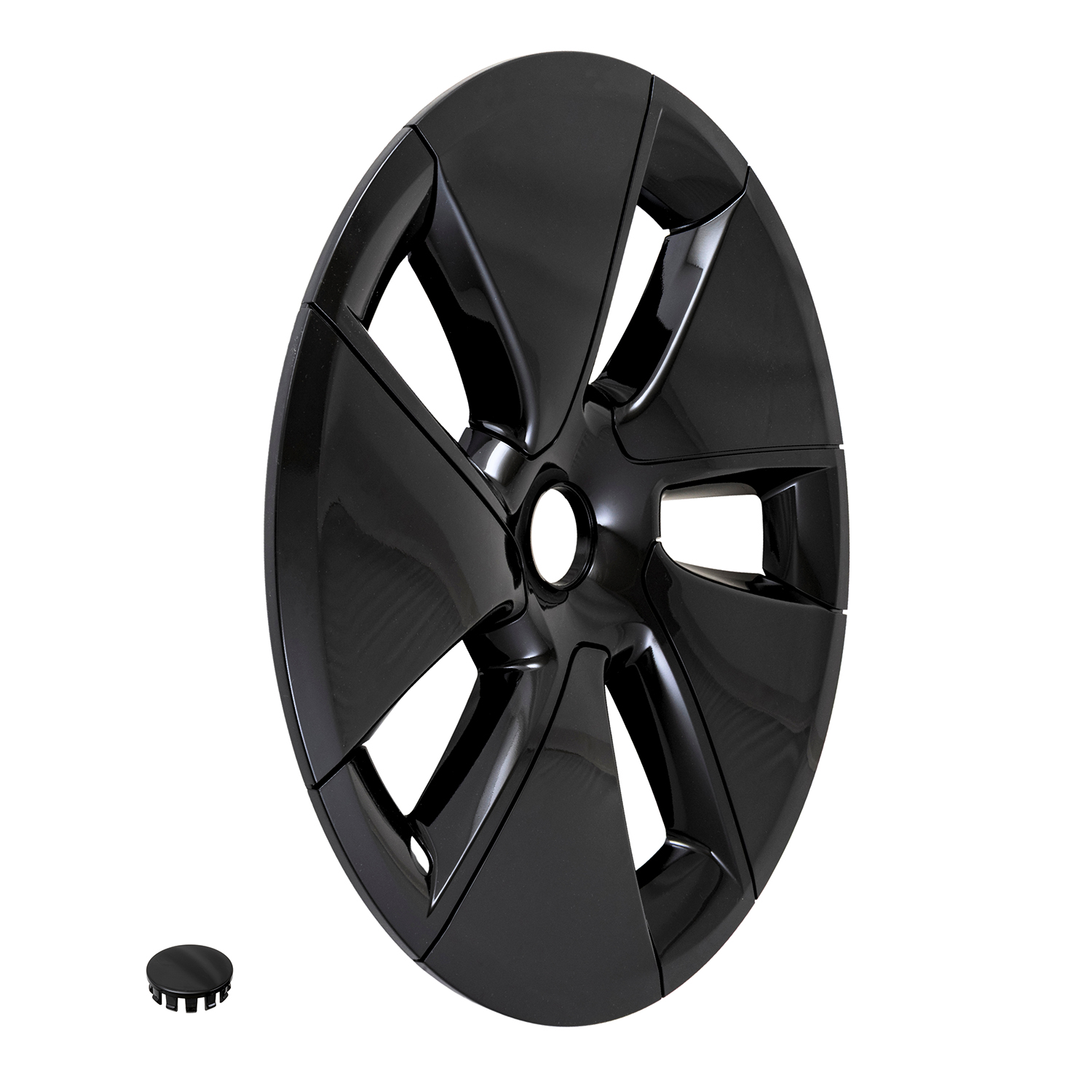 Coast To Coast 56518BLK - Premium Wheel Covers, Black, Gloss Painted