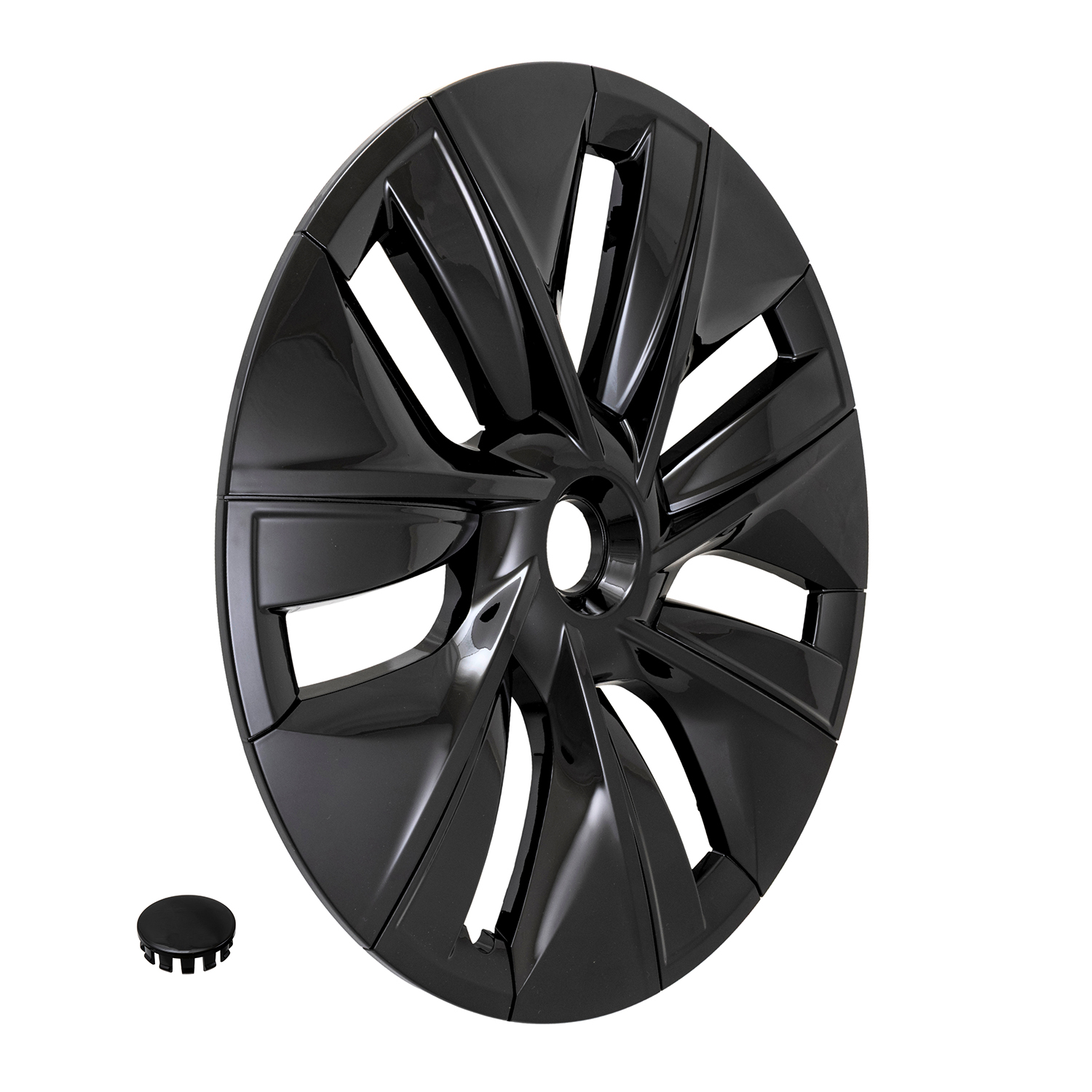 Coast To Coast 56619BLK - Premium Wheel Covers, Black, Gloss Painted