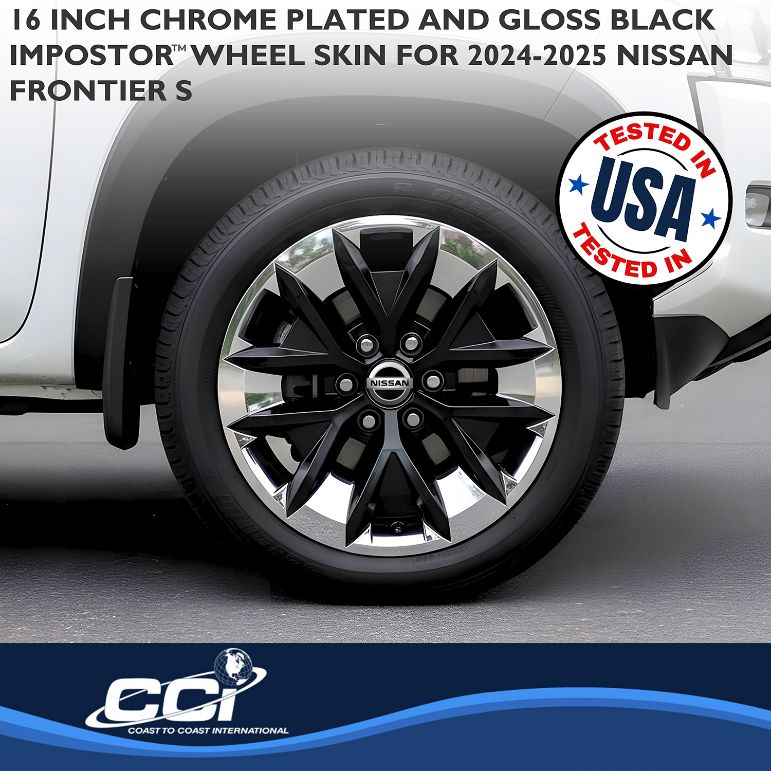Coast To Coast IMP516XB - Wheel Skins, Silver, ABS Plastic