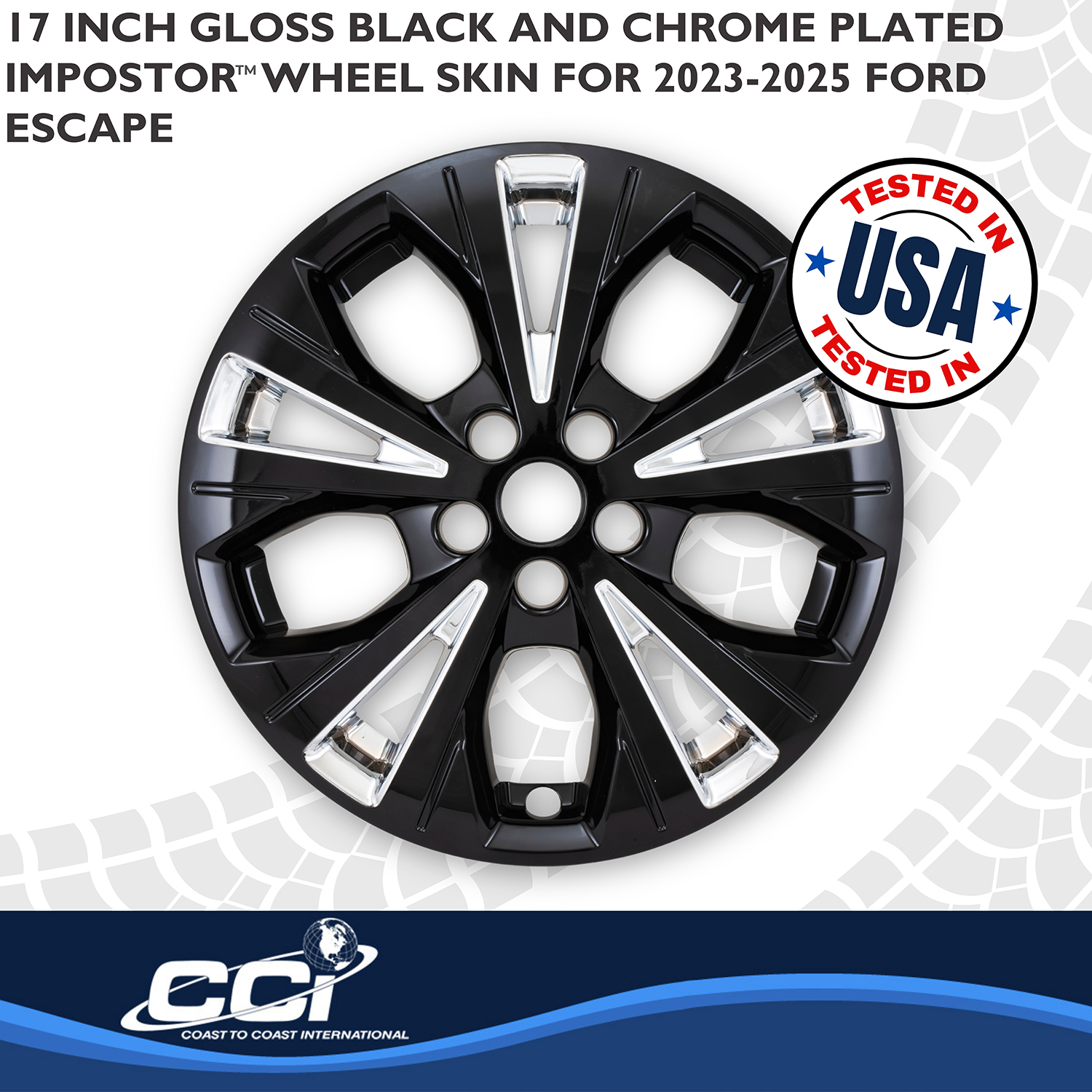 Coast To Coast IMP526XCB - Wheel Skins, Silver, ABS Plastic