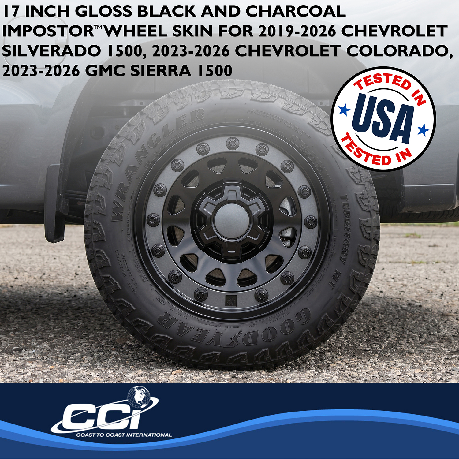 Coast To Coast IMP920CB - Wheel Skins, Silver, ABS Plastic