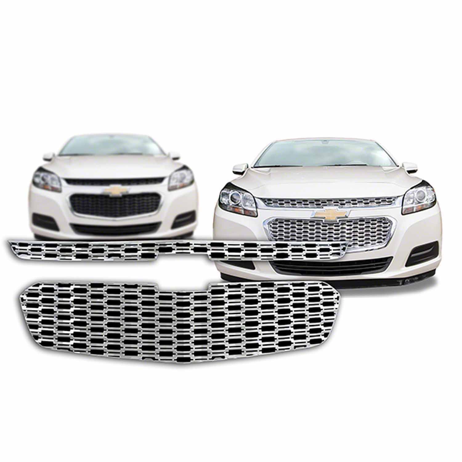 Coast To Coast IWCGI128 - Grille Overlays, Silver, ABS Plastic