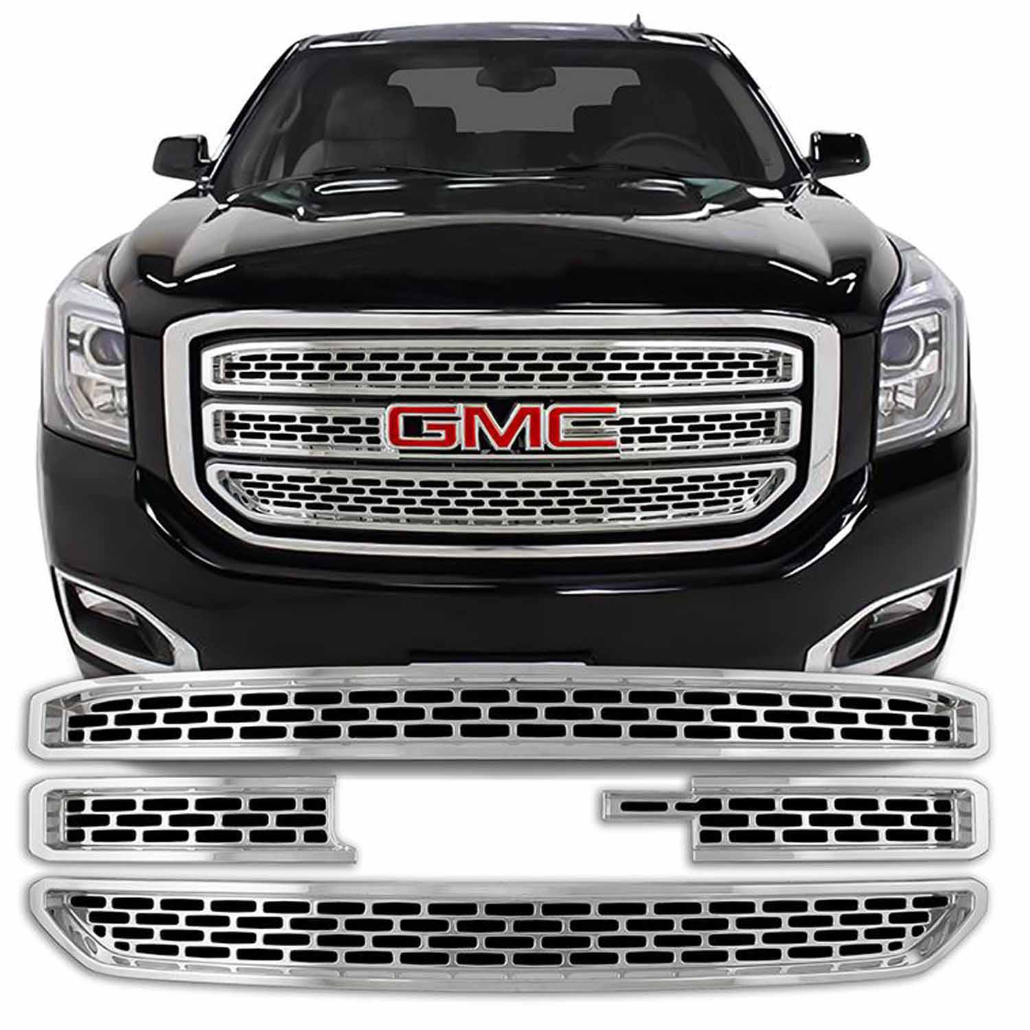Grille Overlay 2015-2020 GMC Yukon; 2015-2020 GMC Yukon XL