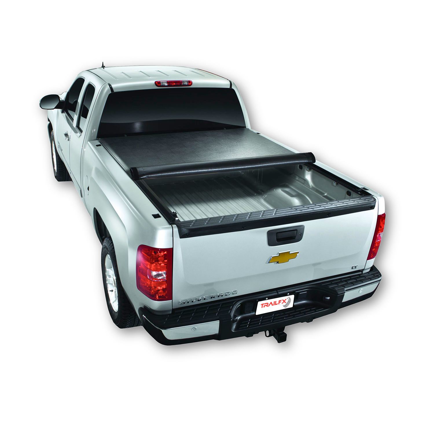 TrailFX TFX3214 - Folding Tonneau Cover, Black, Matte
