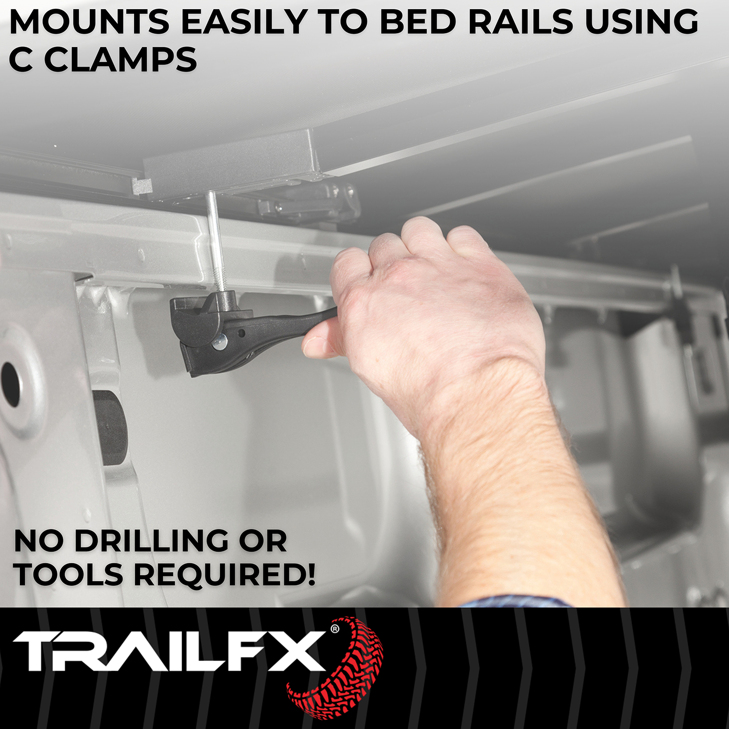 TrailFX TFX2006 - Tonneau Covers, 5'5" Bed, Black
