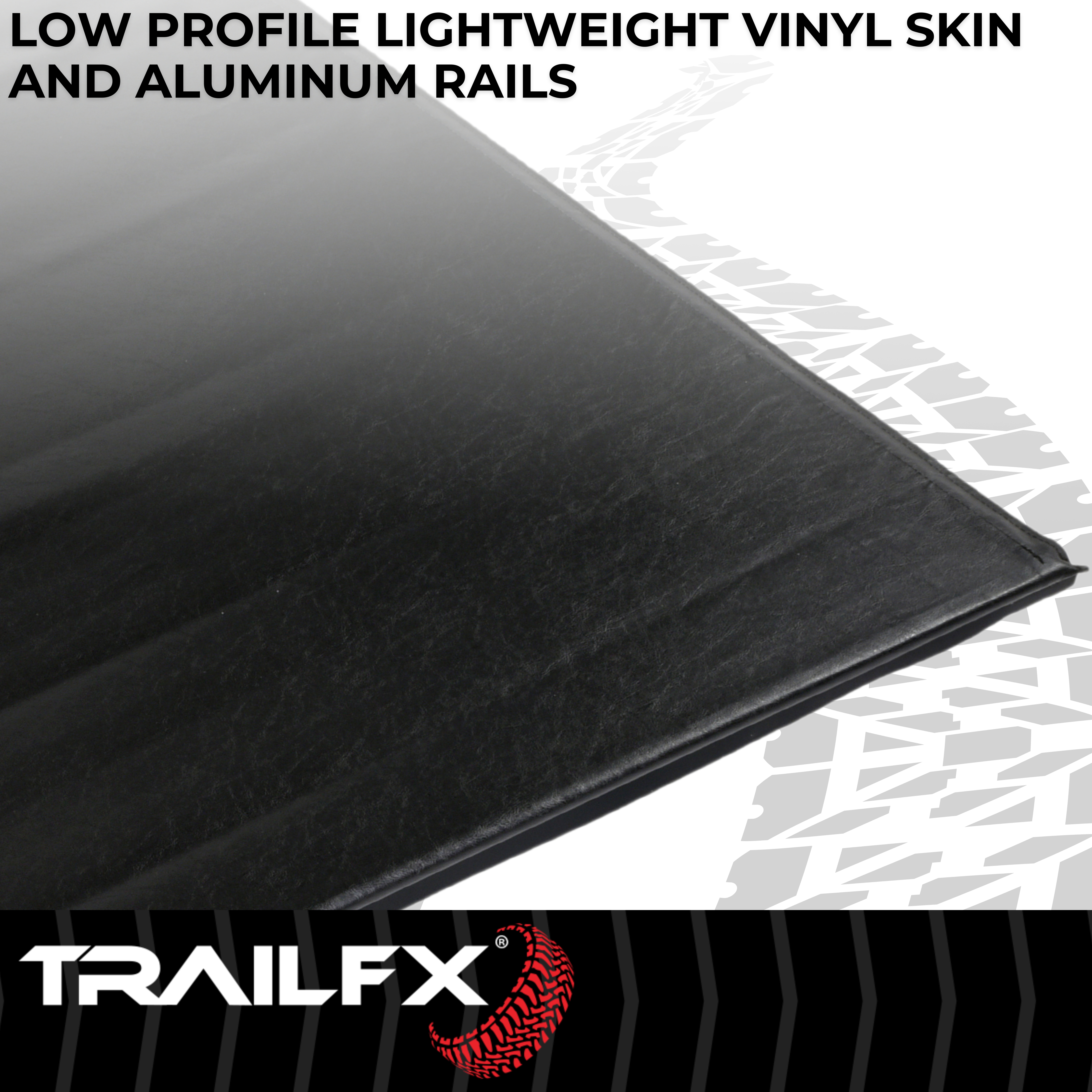 TrailFX TFX2201 - Tonneau Covers, 5'7" Bed, Black