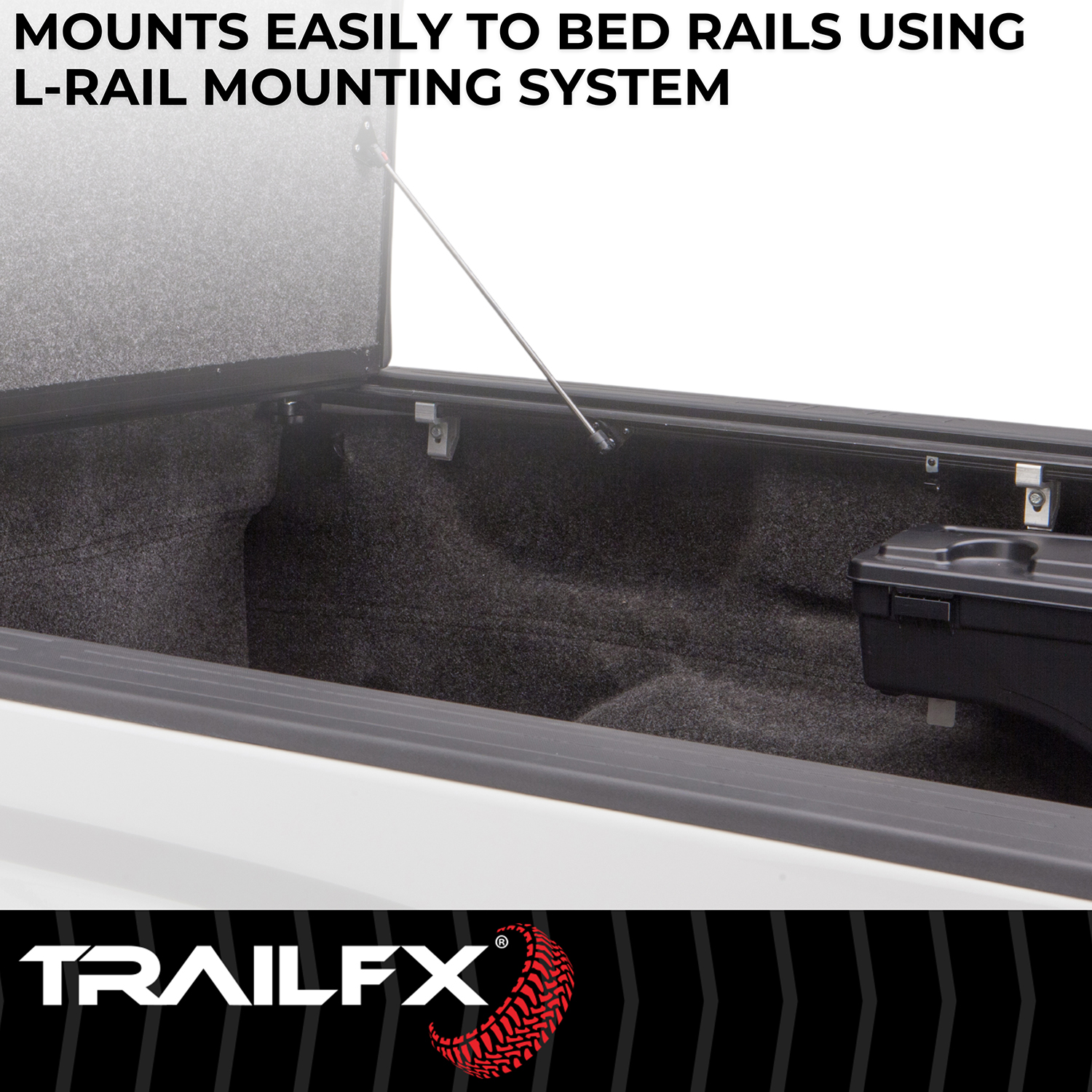 TrailFX TFX2703 - Tonneau Covers, 5'7" Bed, Black