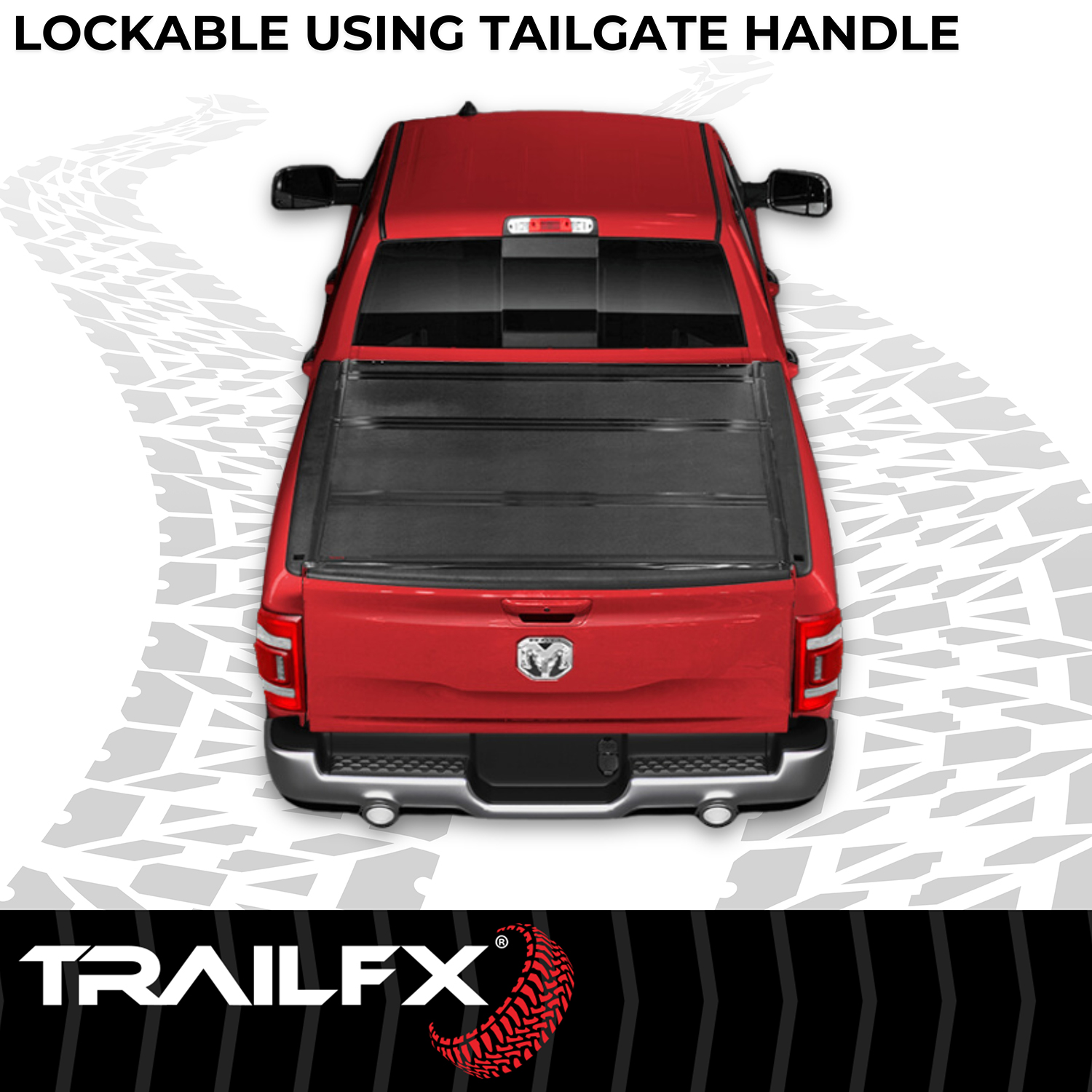 TrailFX TFX2703 - Tonneau Covers, 5'7" Bed, Black