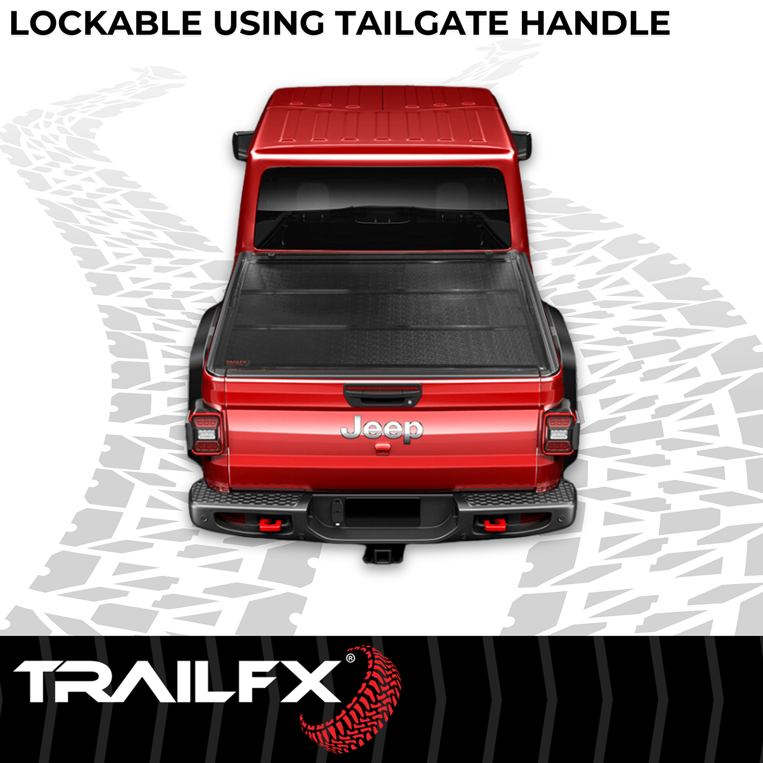 TrailFX TFX2705 - Tonneau Covers, Black, Matte
