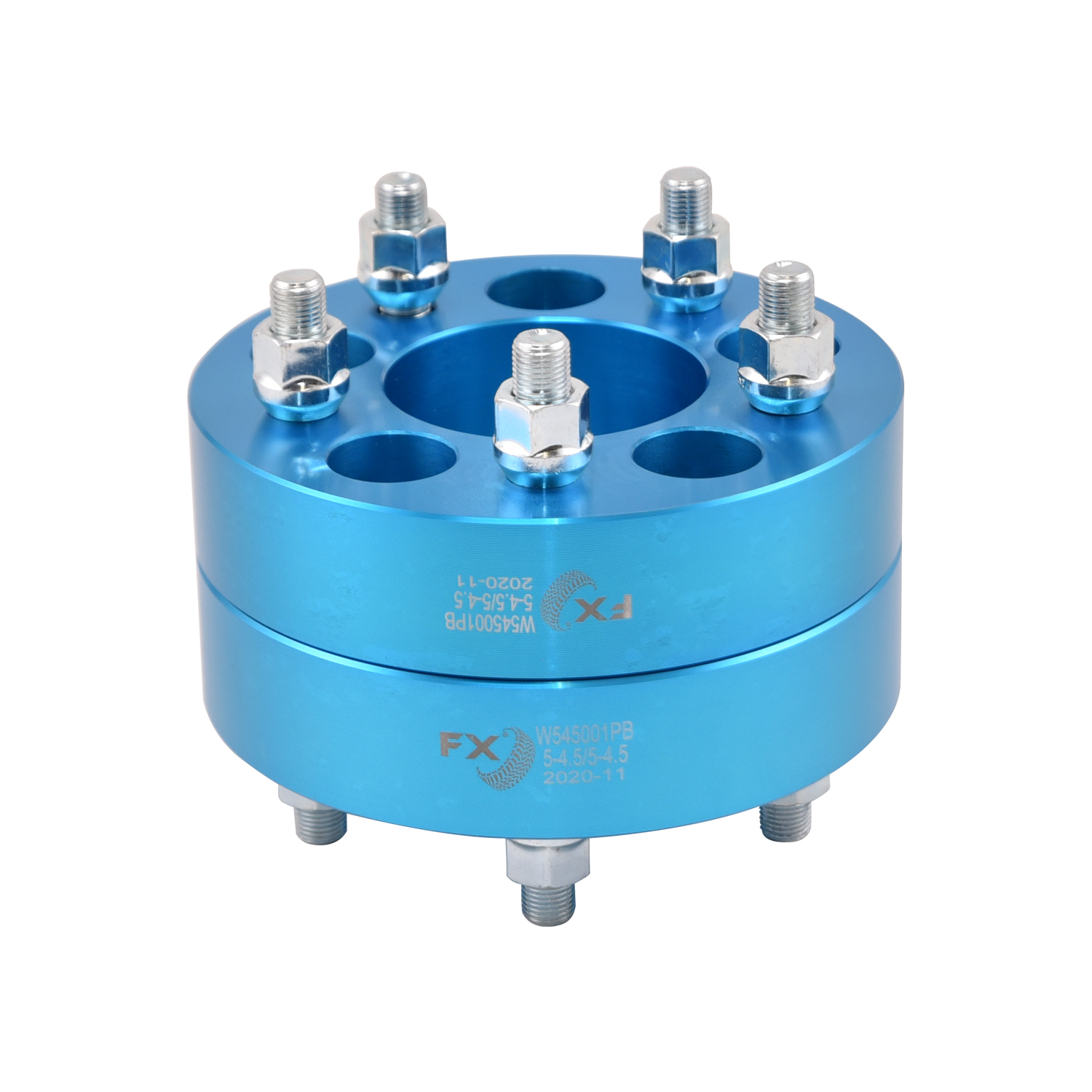 TrailFX W545001PB - Wheel Spacers, 1.5" 5x4.5, Anodized