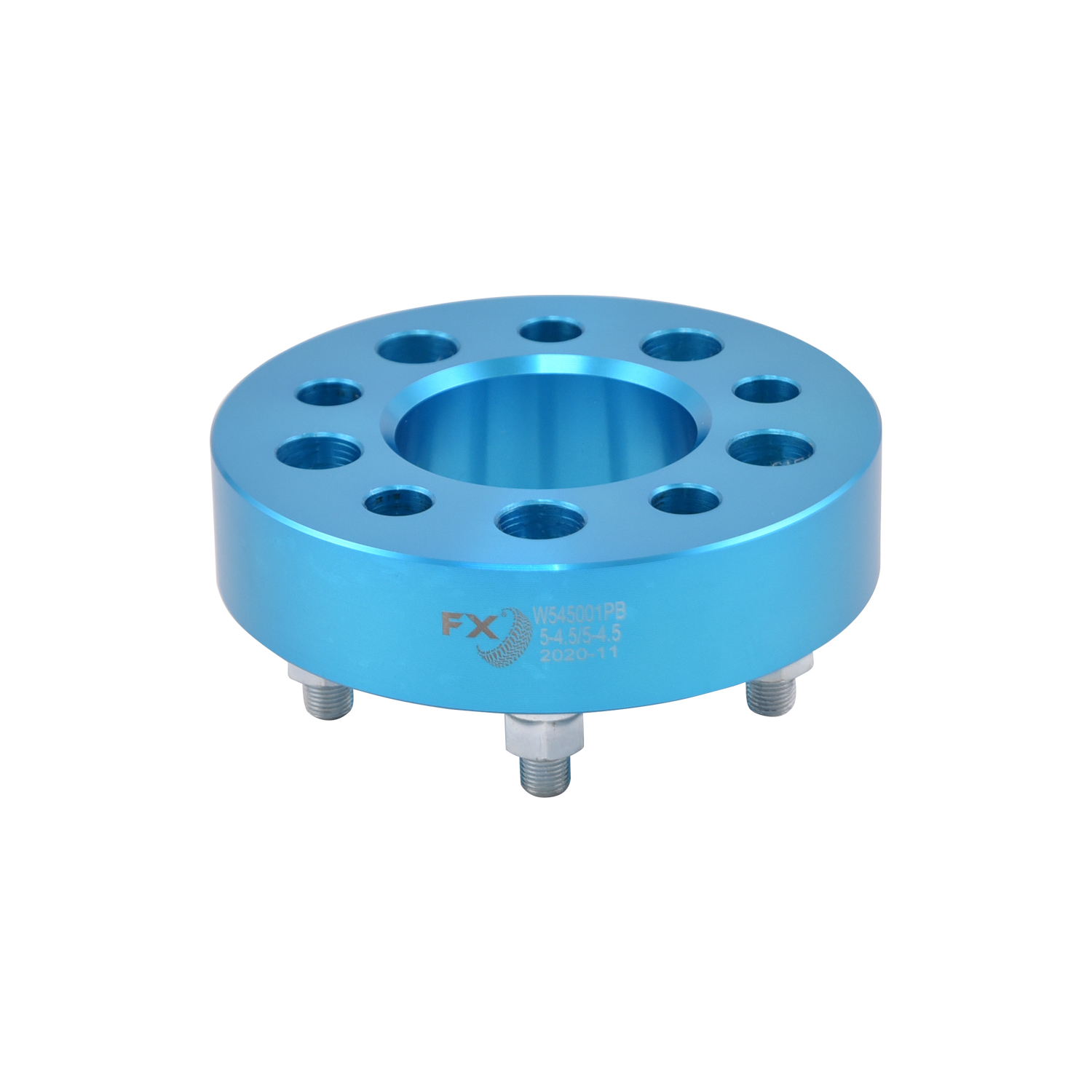 TrailFX W545001PB - Wheel Spacers, 1.5" 5x4.5, Anodized
