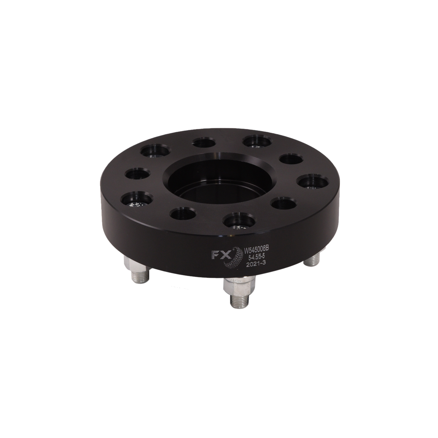 TrailFX W545006B - Wheel Spacers & Adapters, Black, Anodized