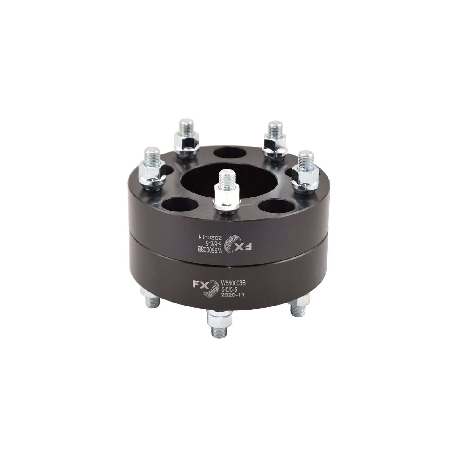 TrailFX W550003B - Wheel Spacers, 1.5" 5x5, Anodized