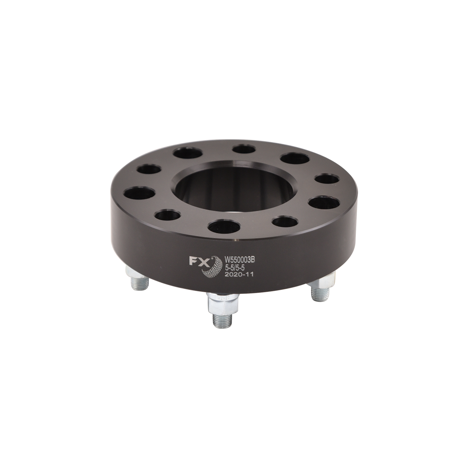 TrailFX W550003B - Wheel Spacers, 1.5" 5x5, Anodized