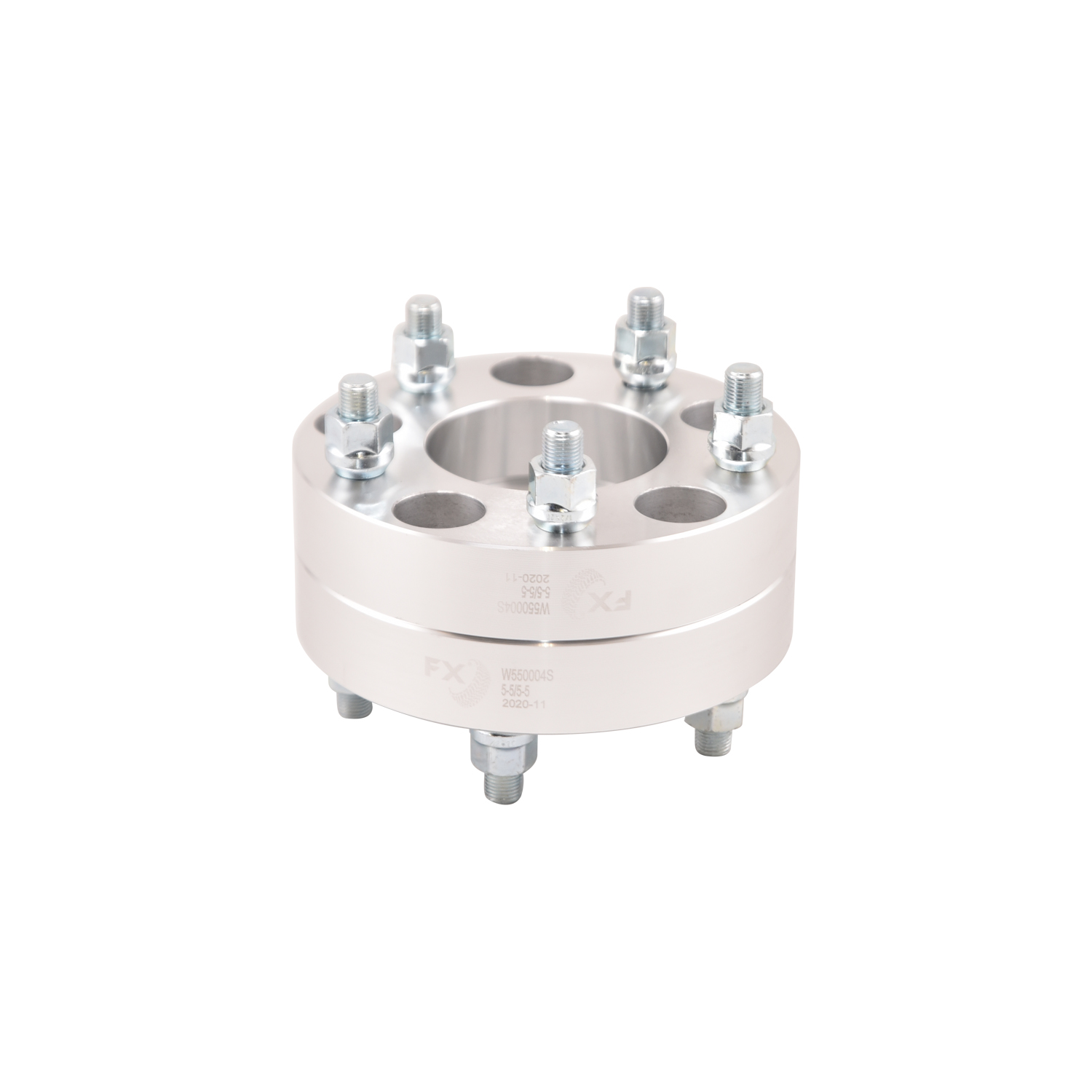 TrailFX W550004S - Wheel Spacers, 1.25" 5x5, Anodized