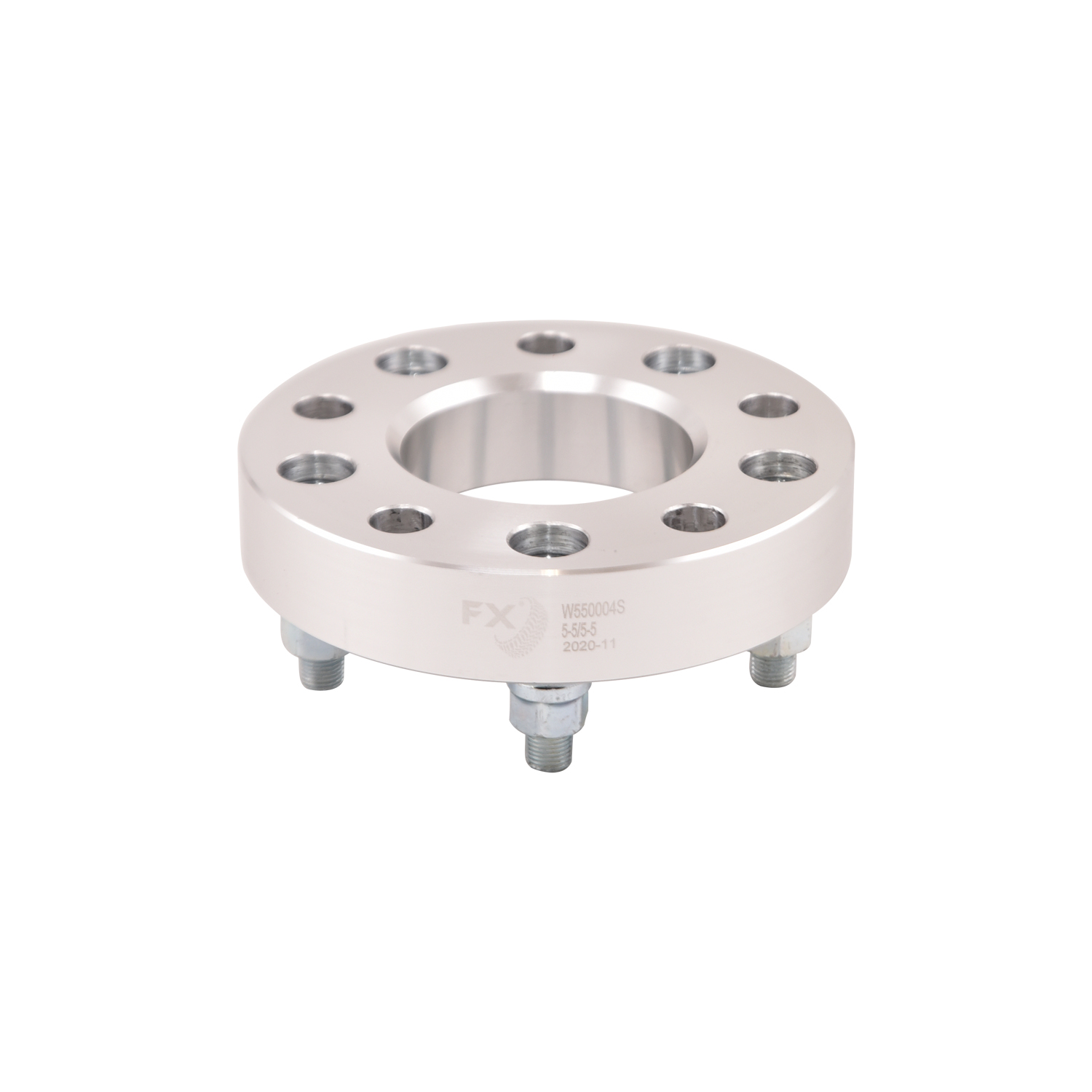 TrailFX W550004S - Wheel Spacers, 1.25" 5x5, Anodized