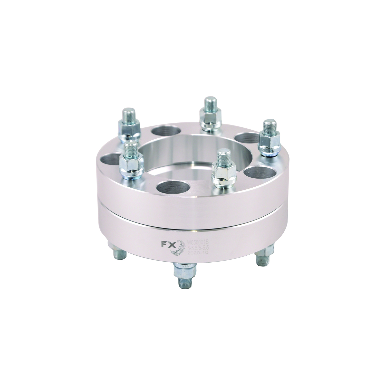 TrailFX W555001S - Wheel Spacers, 1.25" 5x5.5, Anodized