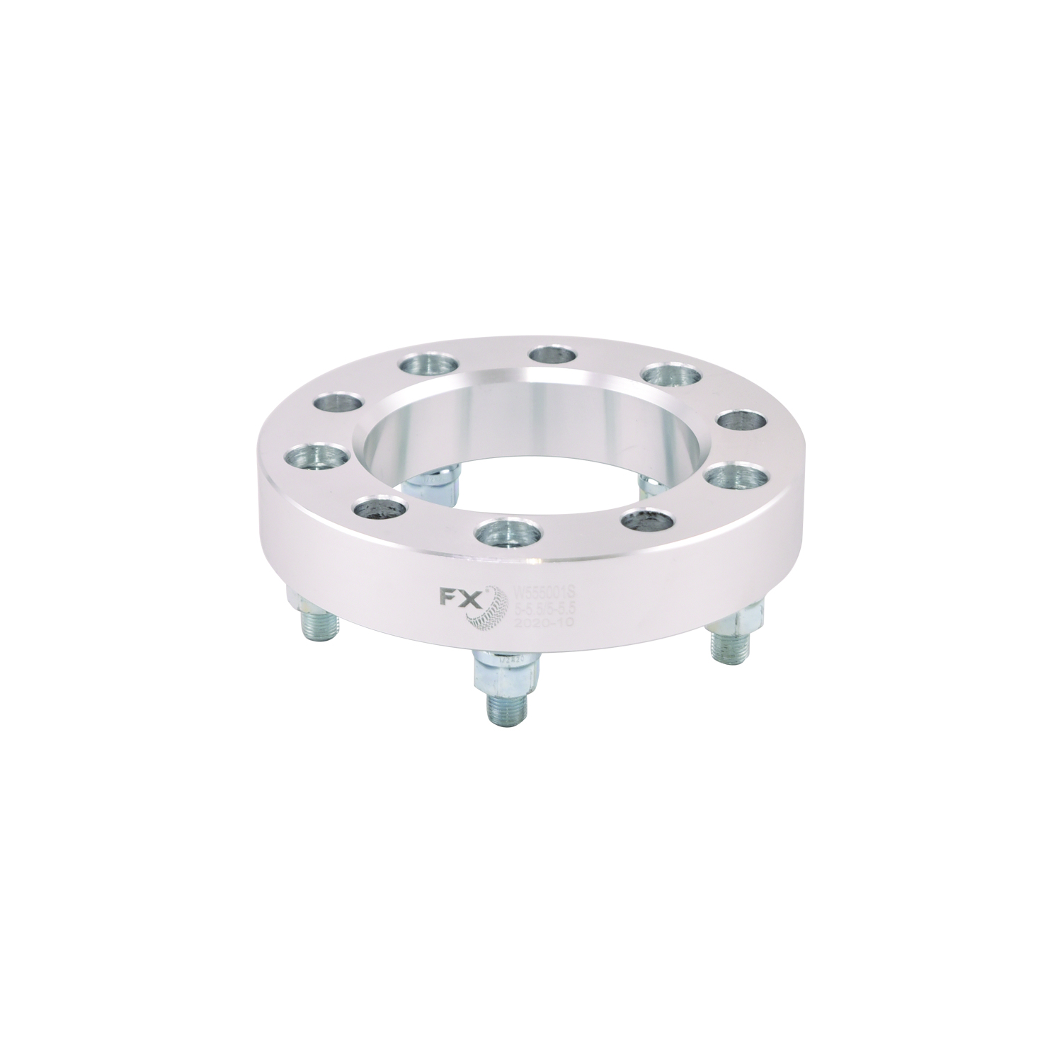 TrailFX W555001S - Wheel Spacers, 1.25" 5x5.5, Anodized
