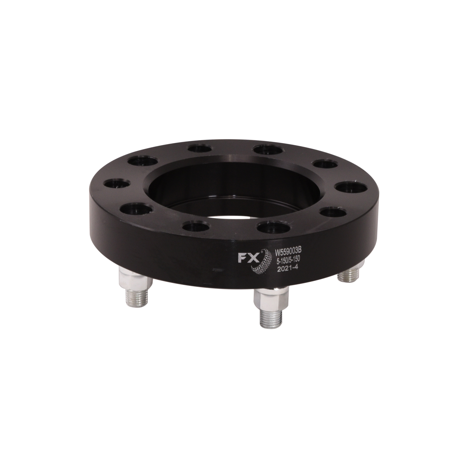 TrailFX W559003B - Wheel Spacers & Adapters, Black, Anodized