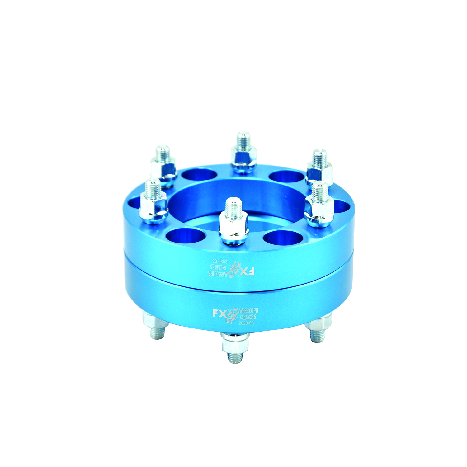TrailFX W655001PB - Wheel Spacers, 1.25" 6x5.5, Anodized
