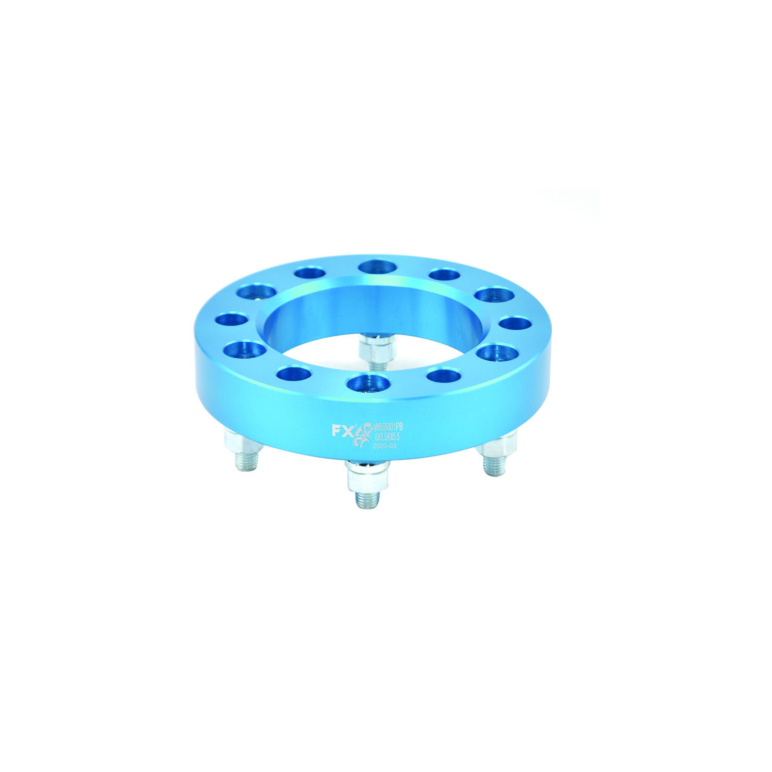 TrailFX W655001PB - Wheel Spacers, 1.25" 6x5.5, Anodized
