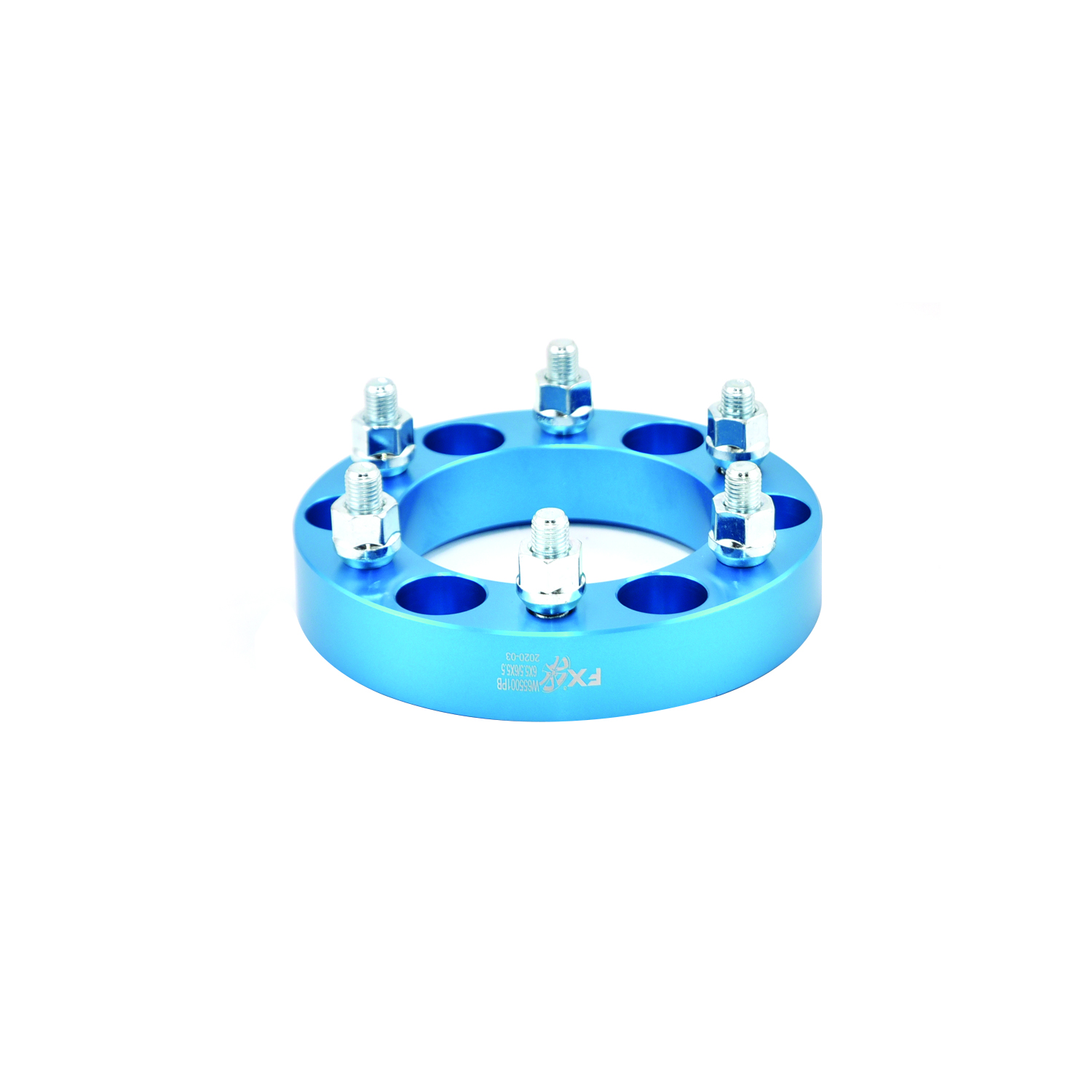 TrailFX W655001PB - Wheel Spacers, 1.25" 6x5.5, Anodized