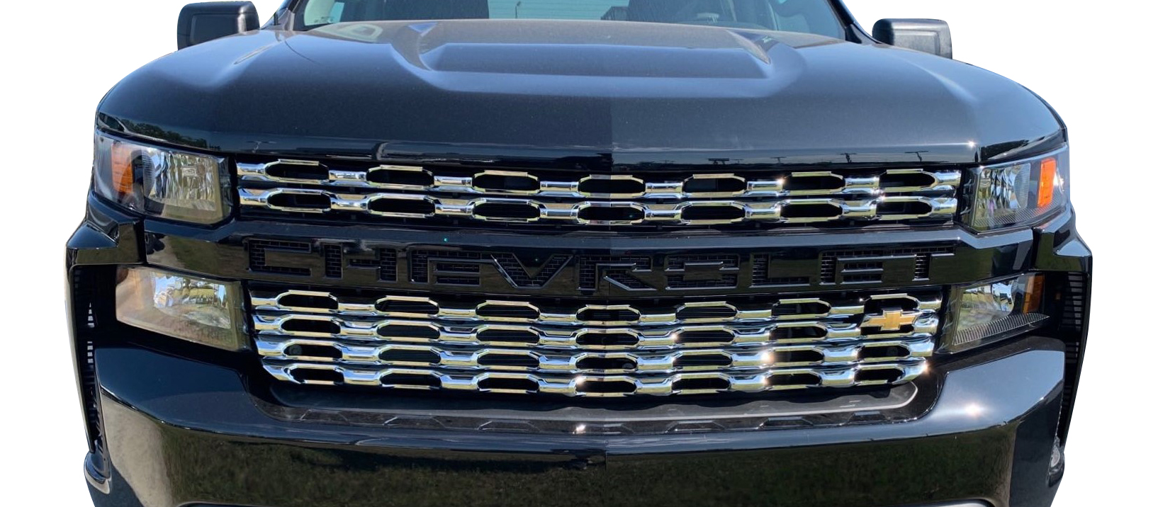 Coast To Coast IWCGI167 - Grille Overlays, Silver, Chrome Plated