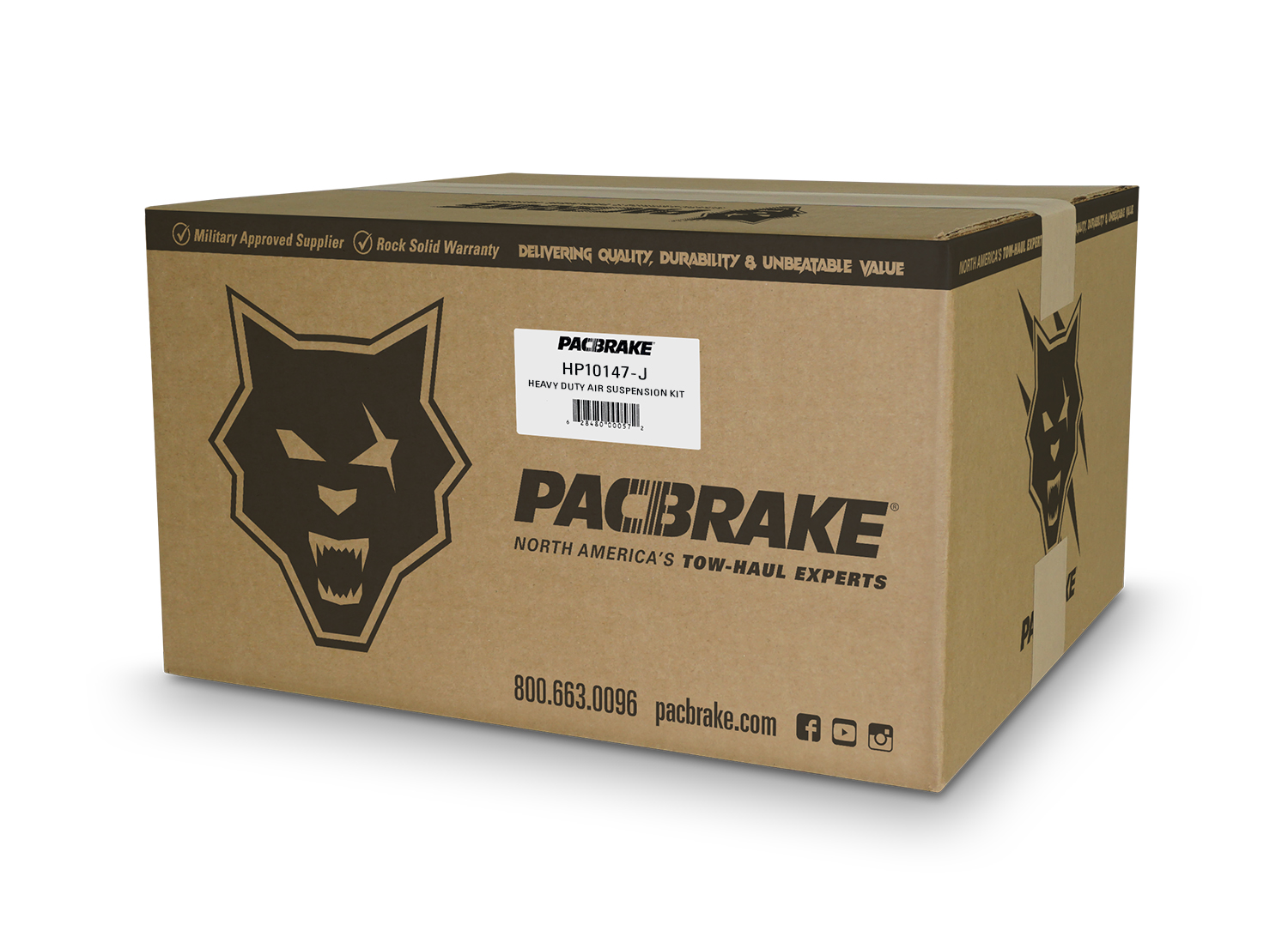 Pacbrake - HP10147-J - Rear - Suspension Air Spring Kit