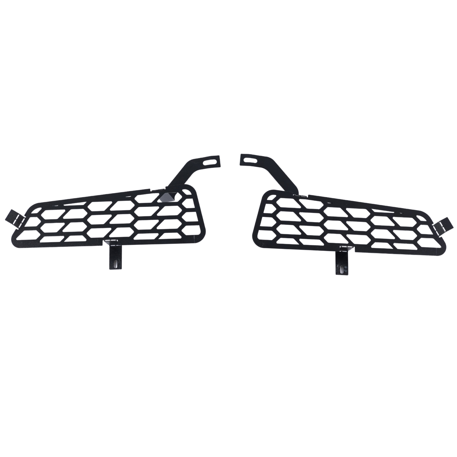 Putco 83168 - Bumper Grille Inserts, Black Powder Coat, Hex