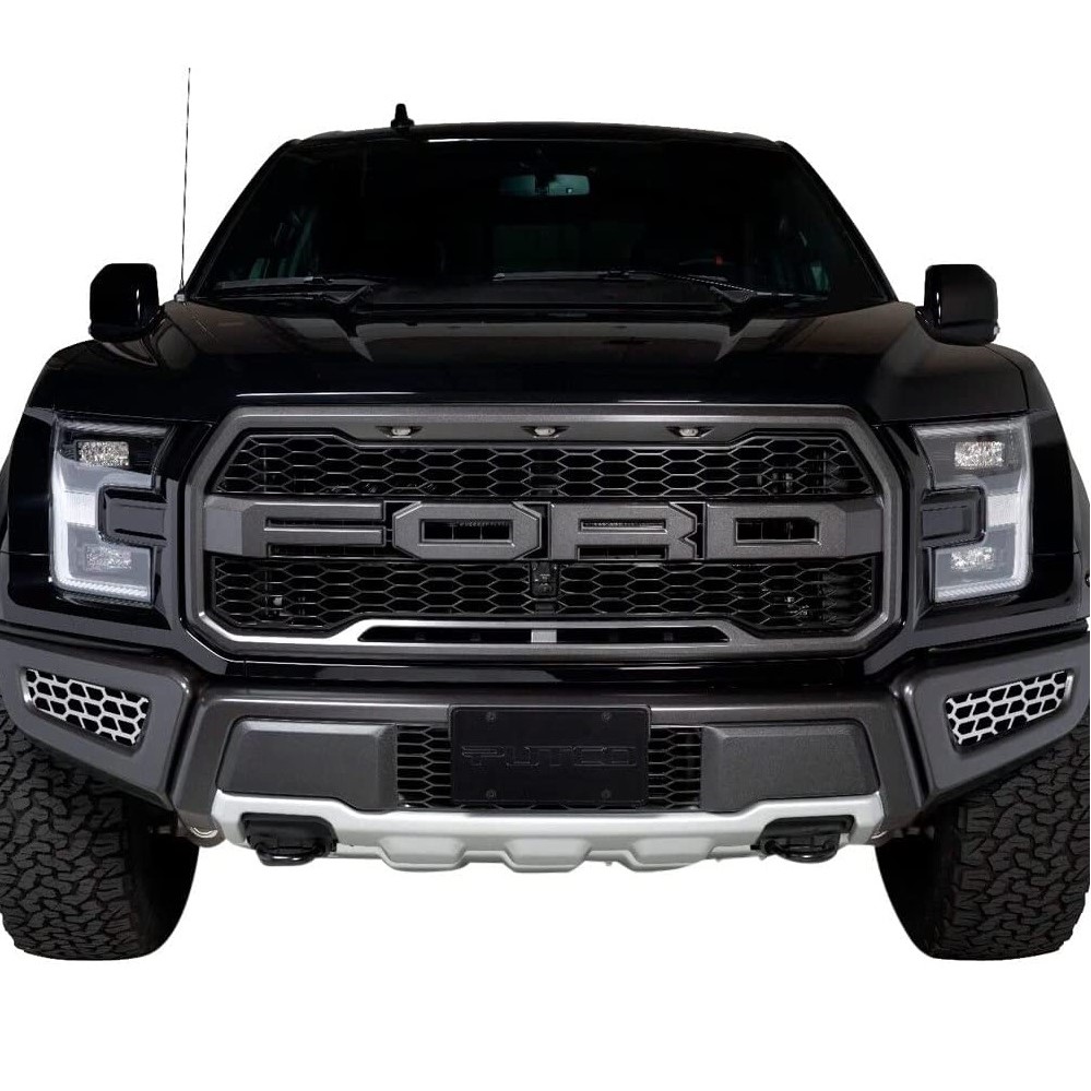 Putco 82168 - Bumper Grille Inserts, Polished, Hex