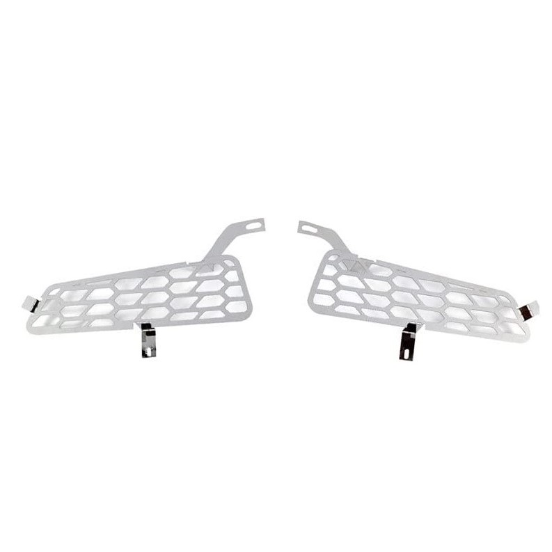 Putco 82168 - Bumper Grille Inserts, Polished, Hex