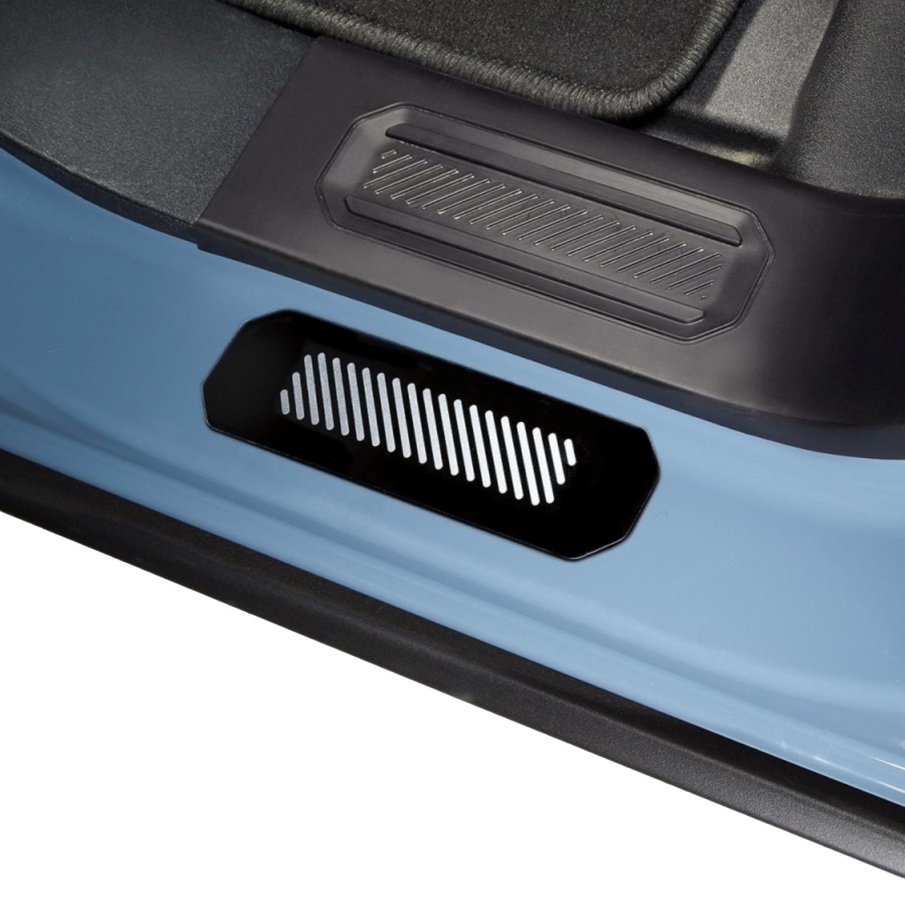 Putco 95175BPFD - Door Sill Plates, Black, Molded Plastic