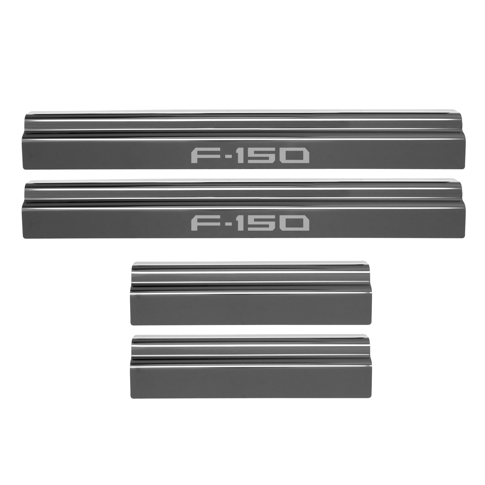 Putco 95147BPFD - Door Sill Plates, Black, Molded Plastic