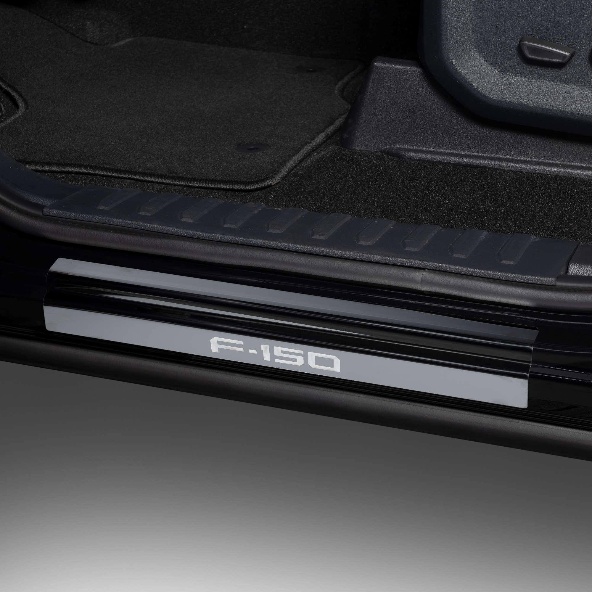 Putco 95150BPFD - Door Sill Plates, Crew Cab, Black