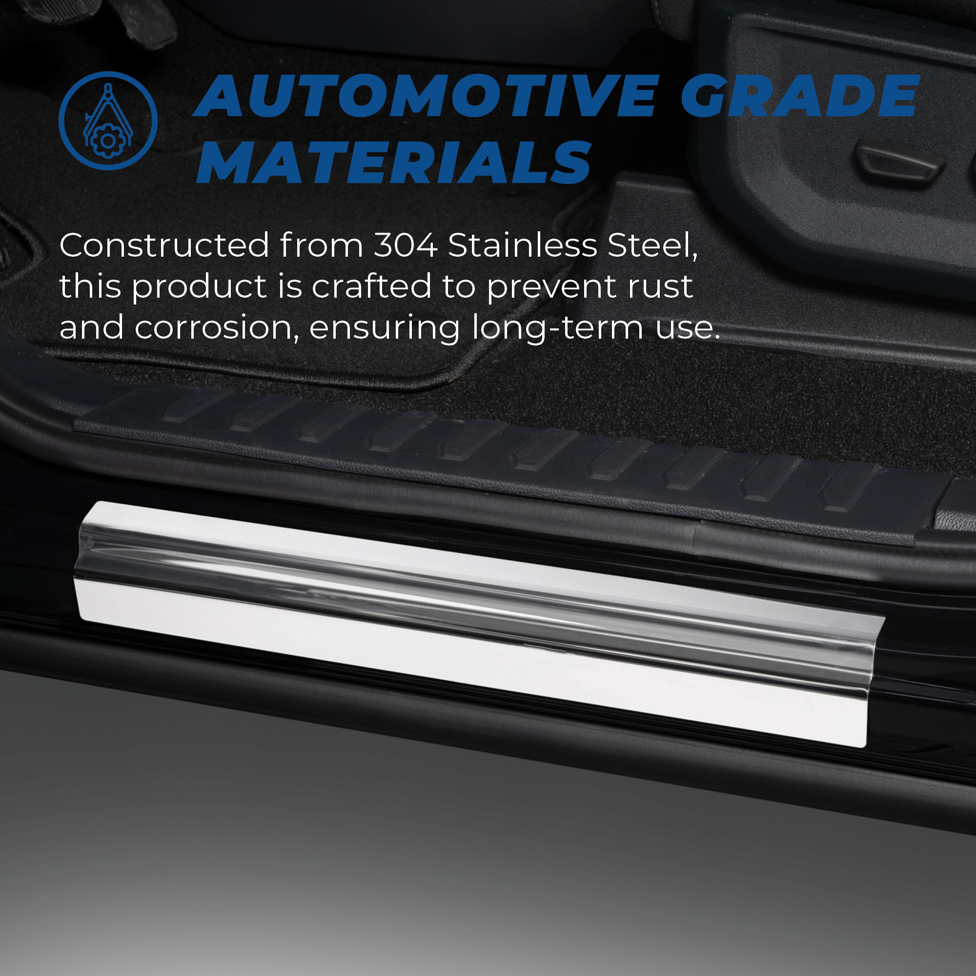 Putco 95149FD - Door Sill Plates, Extended Cab