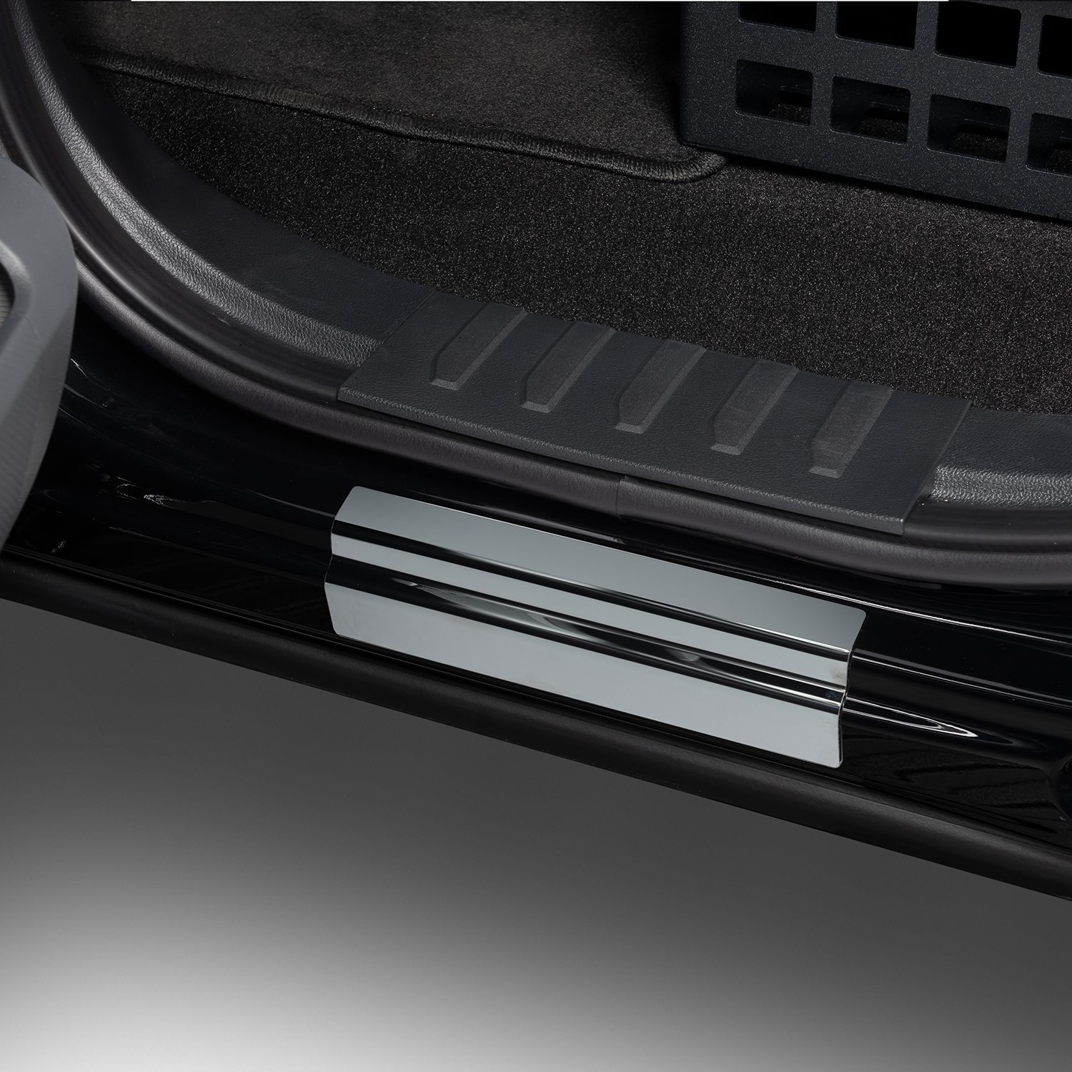 Putco 95147BPFD - Door Sill Plates, Black, Molded Plastic