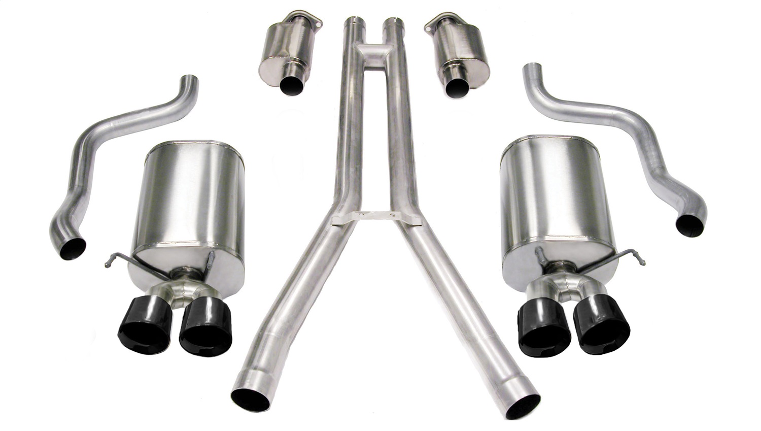 Corsa Performance - 14156BLK - Exhaust System Kit