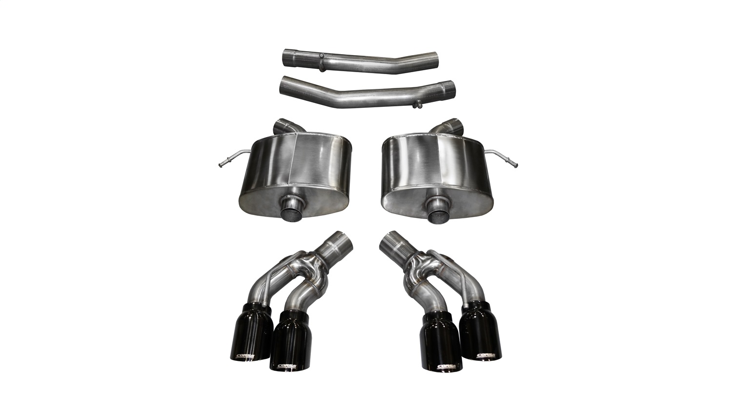 Corsa Performance - 14357BLK - Exhaust System Kit