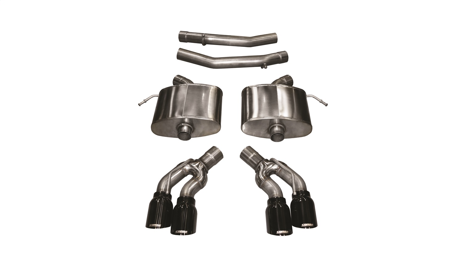 Corsa Performance - 14358BLK - Exhaust System Kit