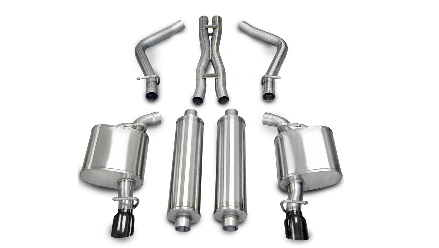 Corsa Performance - 14439BLK - Exhaust System Kit